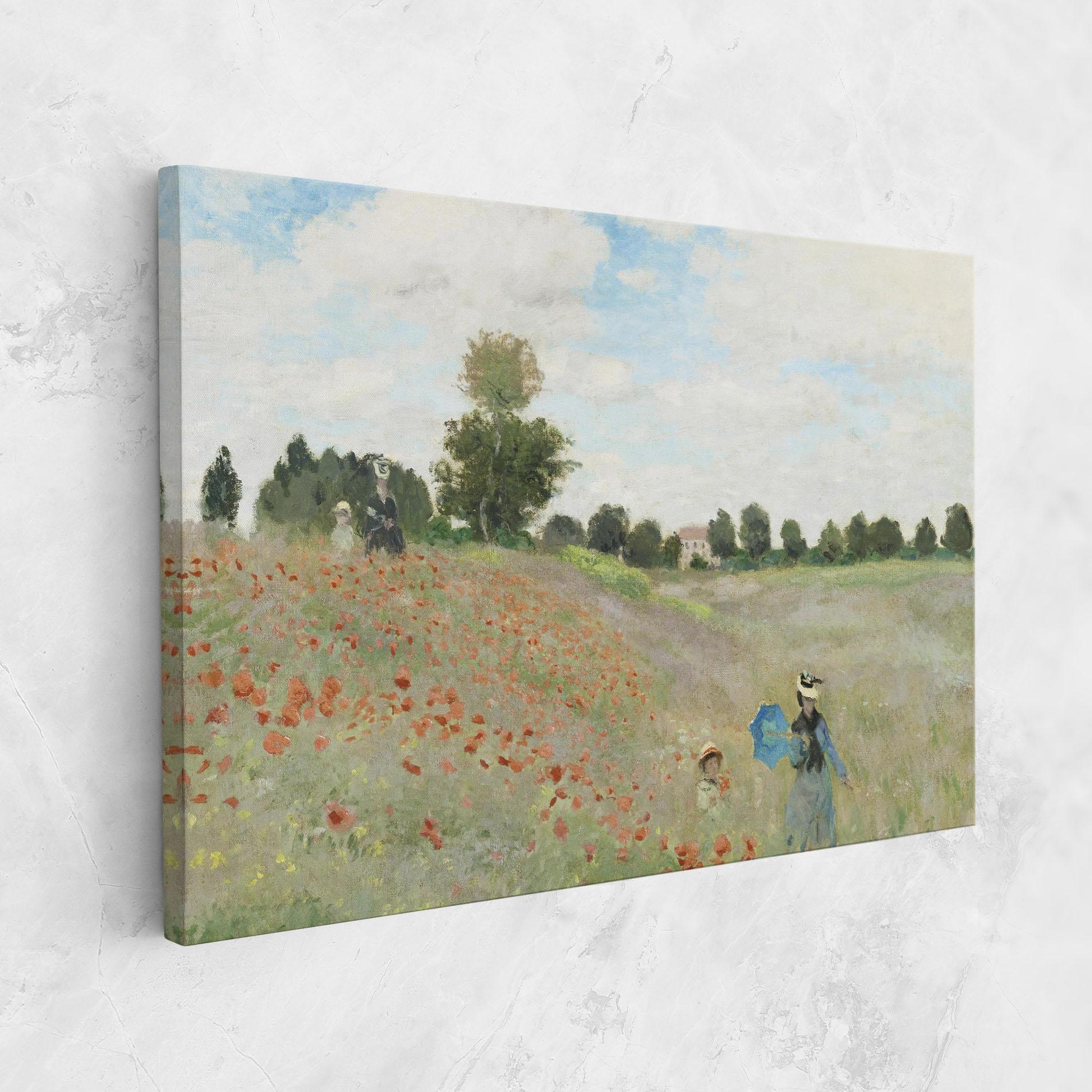 Tablou Canvas Poppy Field Near Argenteuil mockup 1