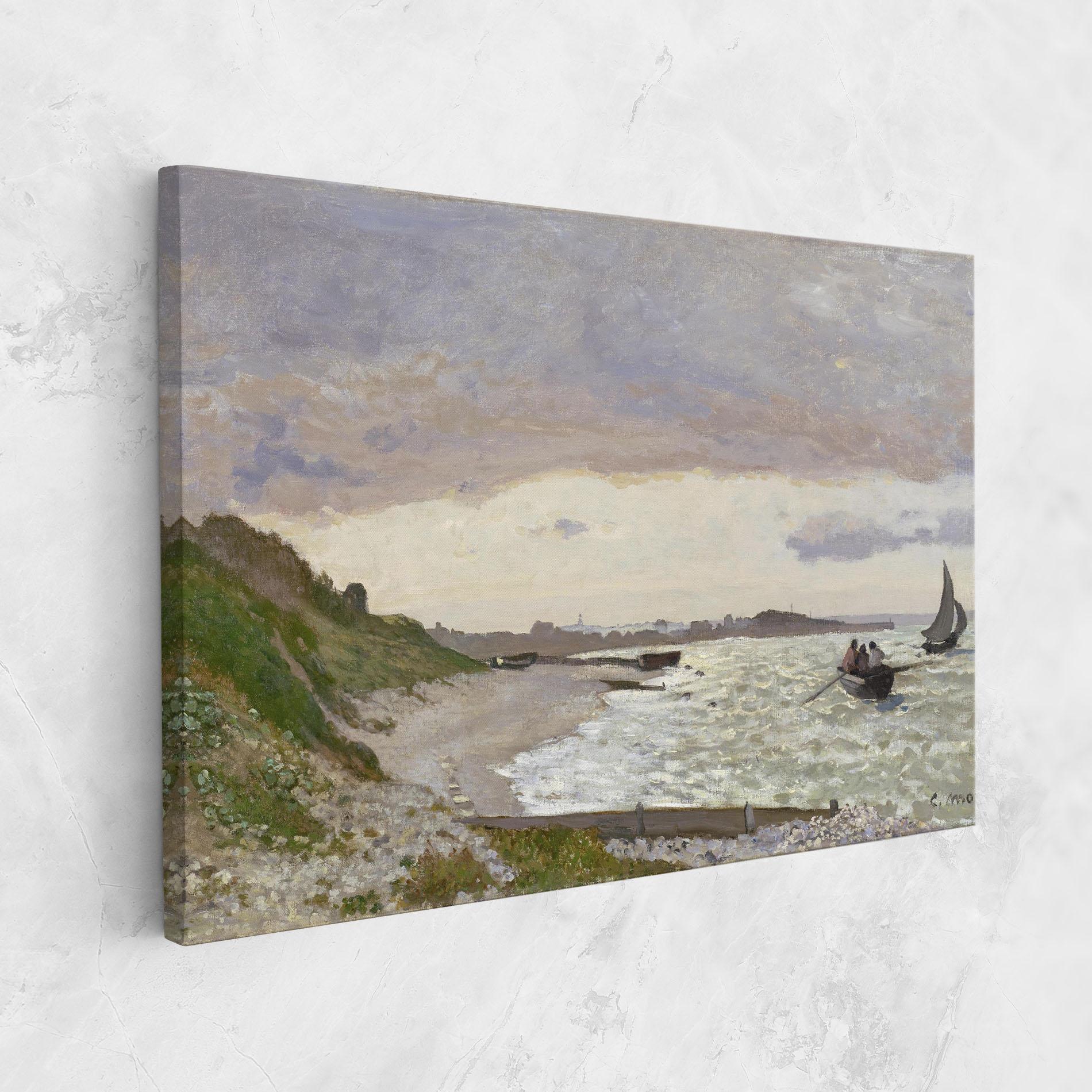 Tablou Canvas Seashore At Sainte Adresse mockup 1