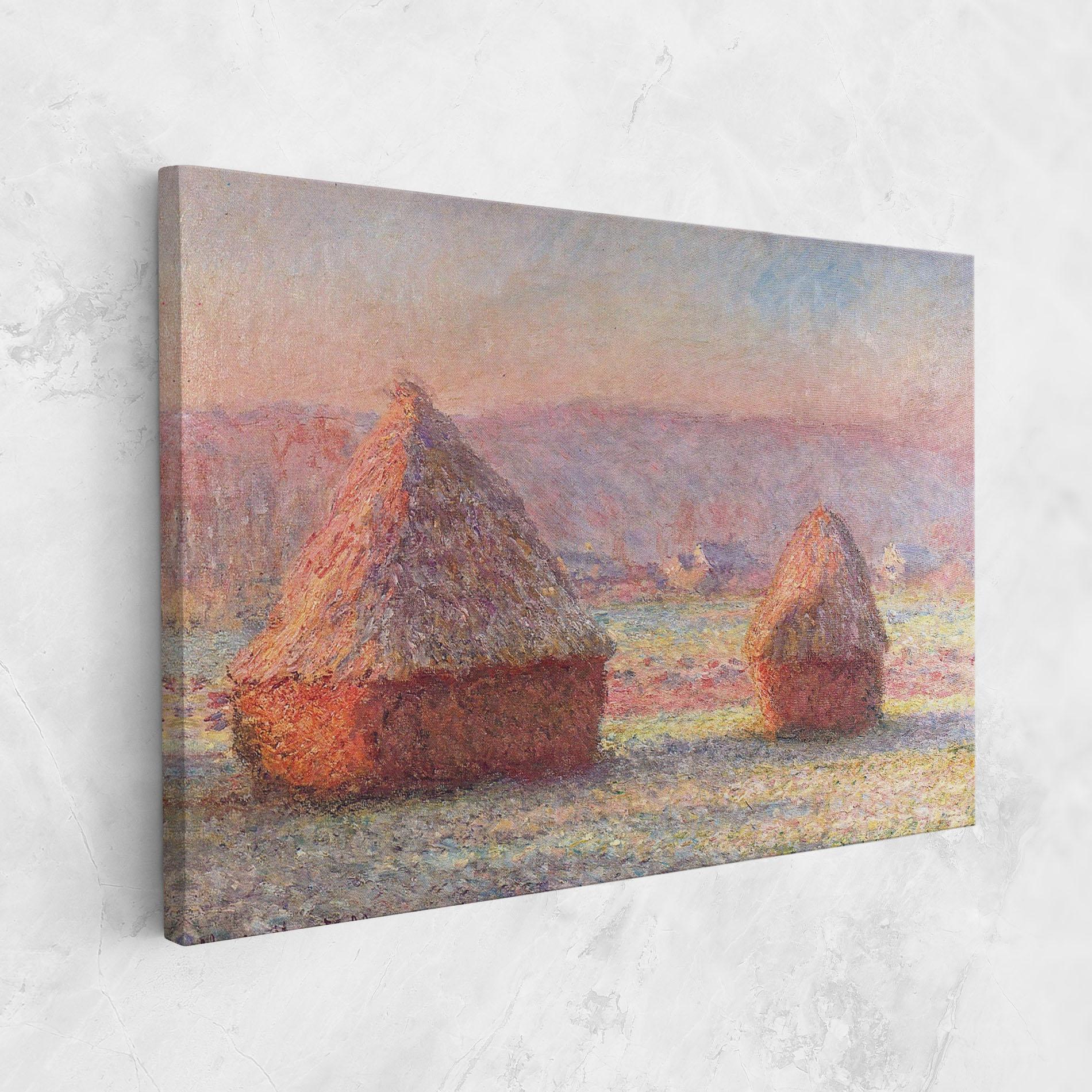 Tablou Canvas White Frost mockup 1