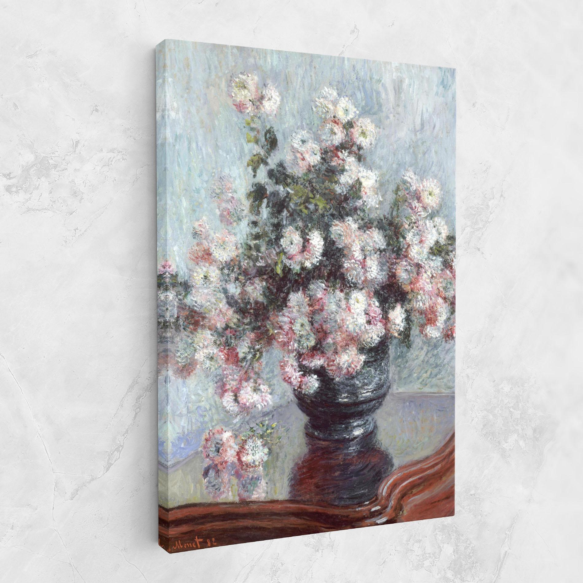 Tablou Canvas Chrysanthemums mockup 1
