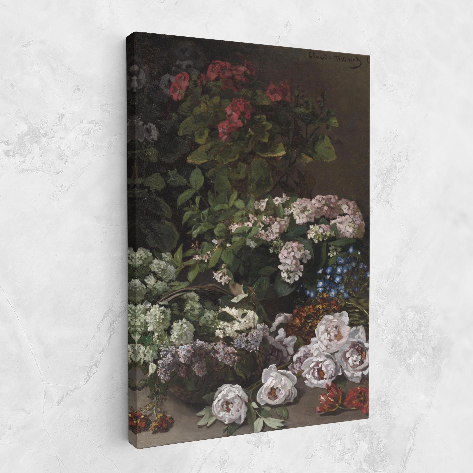 Tablou Canvas Spring Flowers Monet mockup 1