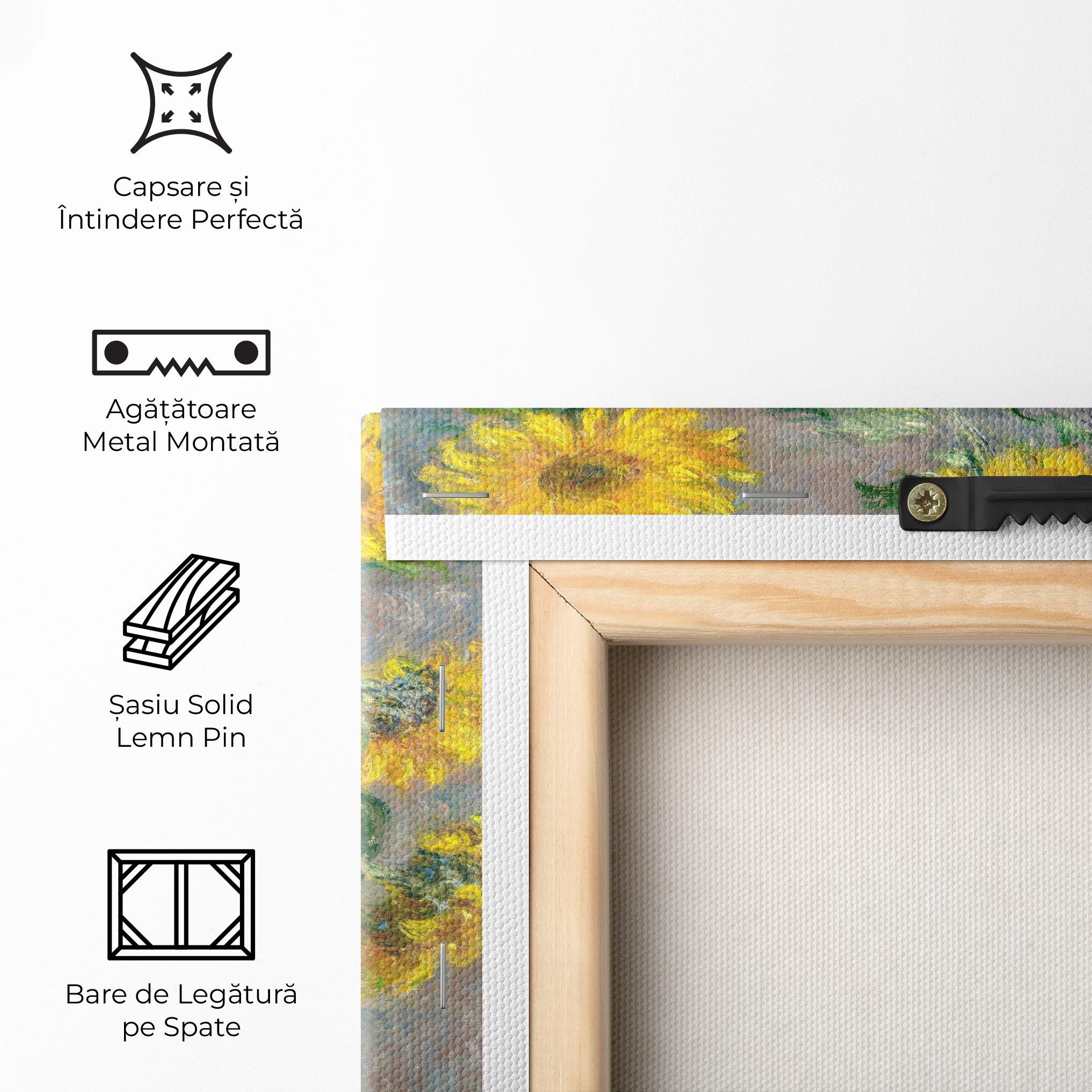 Tablou Canvas Bouquet Of Sunflowers 1881 mockup 5