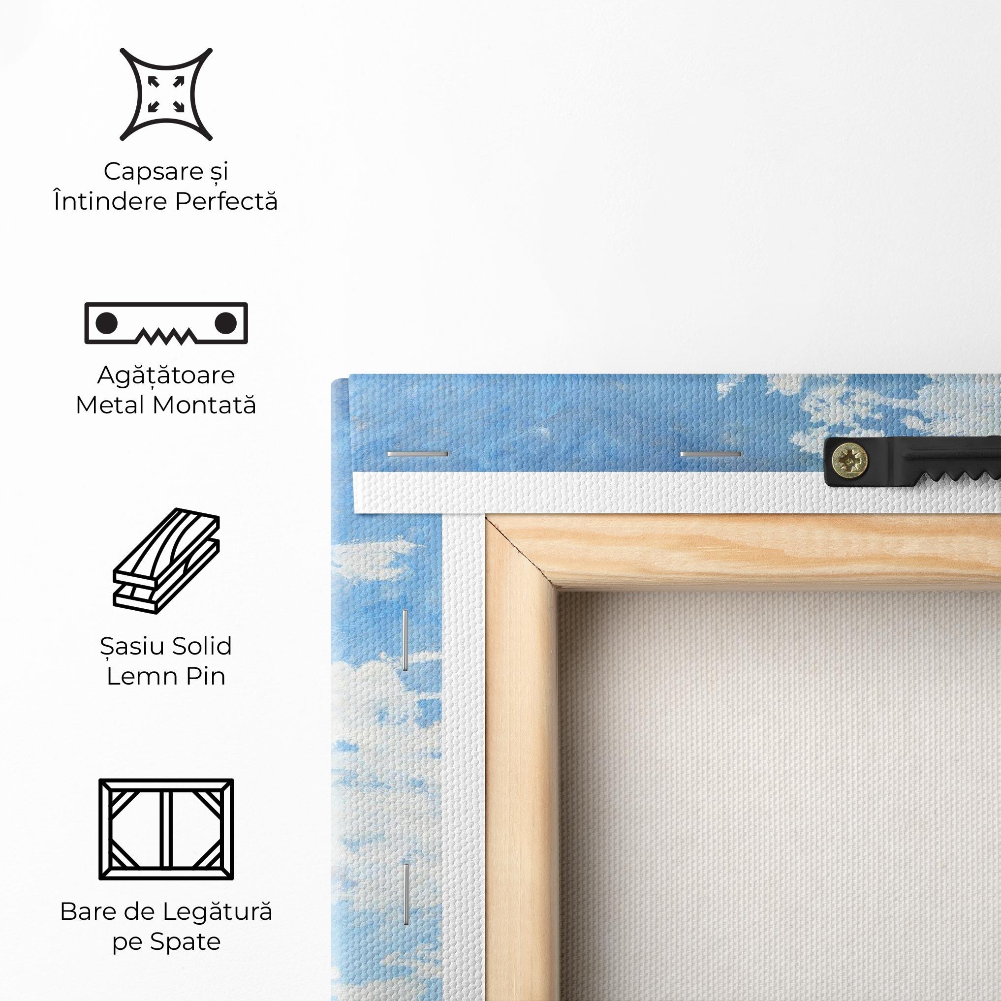 Tablou Canvas Clouds Monet mockup 5