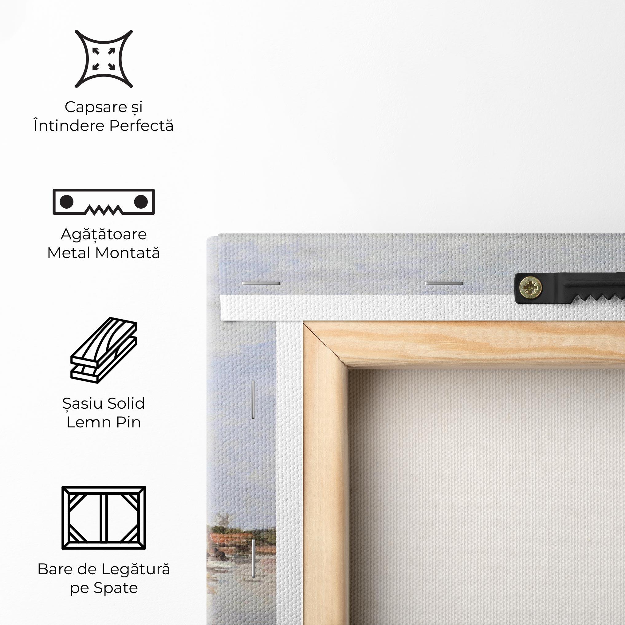 Tablou Canvas Houses On The Achterzaan mockup 5