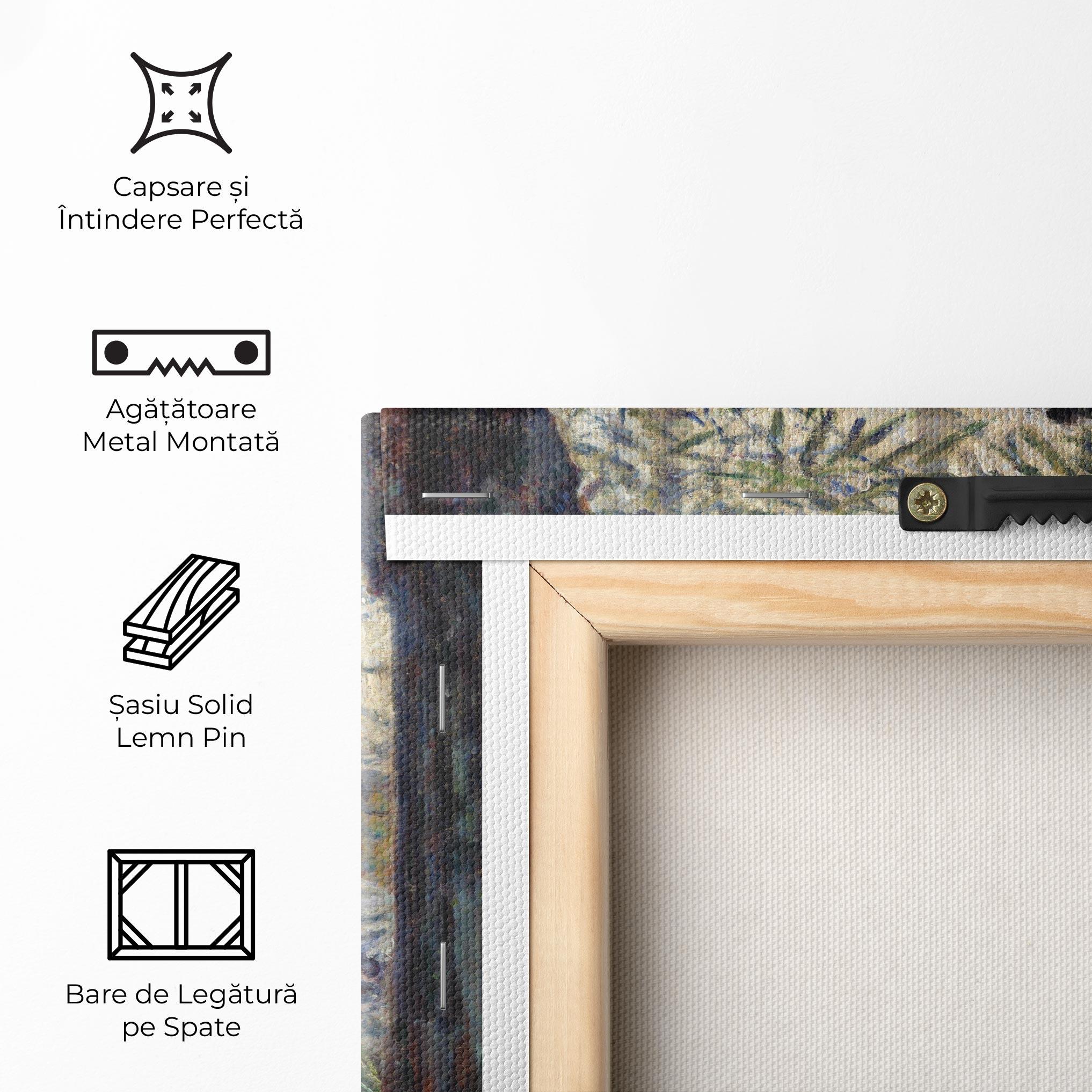 Tablou Canvas Monet Embroidering mockup 5