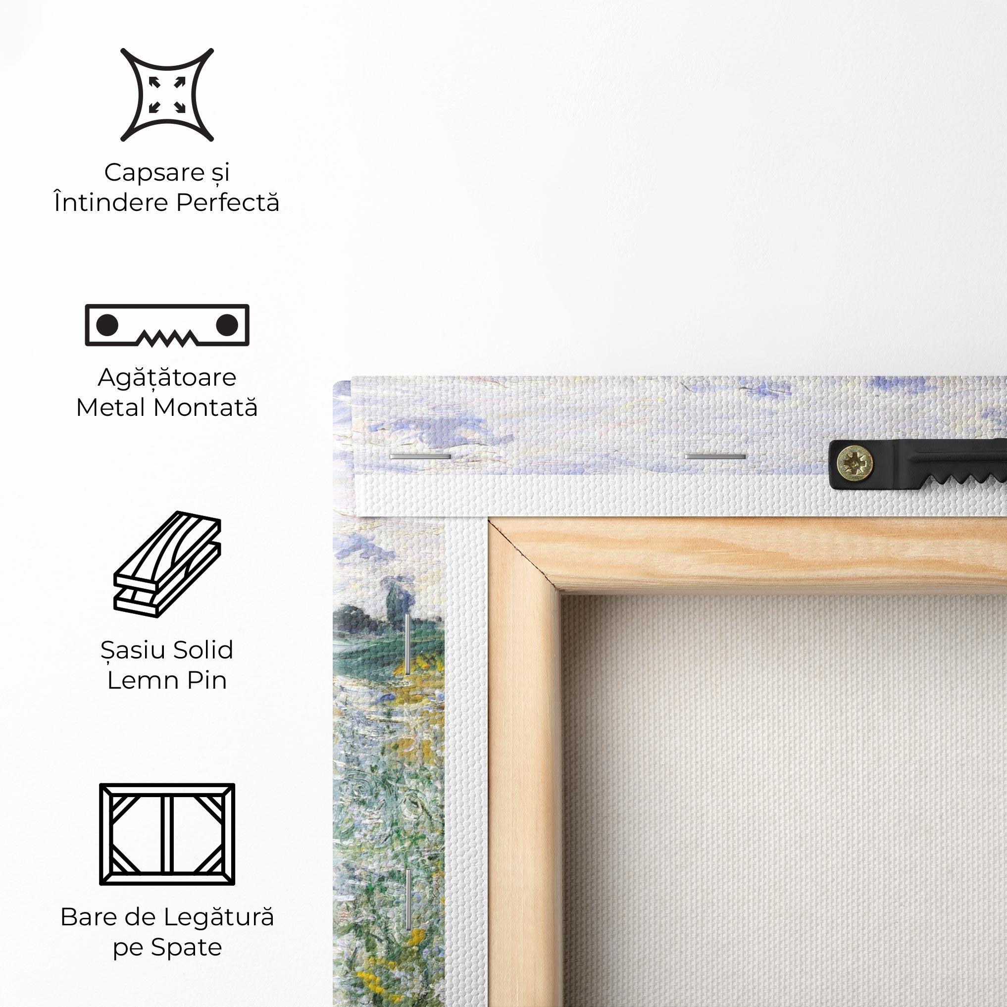 Tablou Canvas Near Vetheuil mockup 5