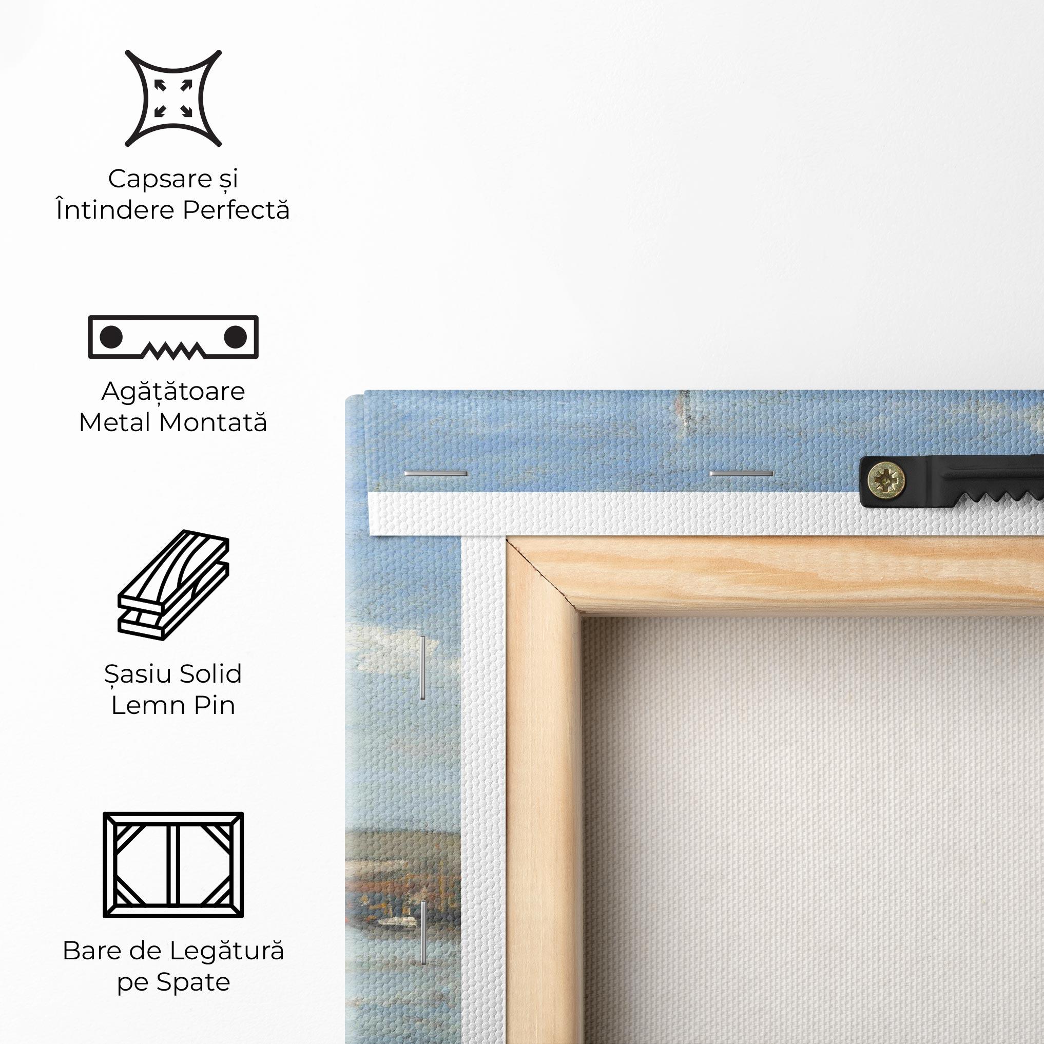 Tablou Canvas Ships At Rouen mockup 5