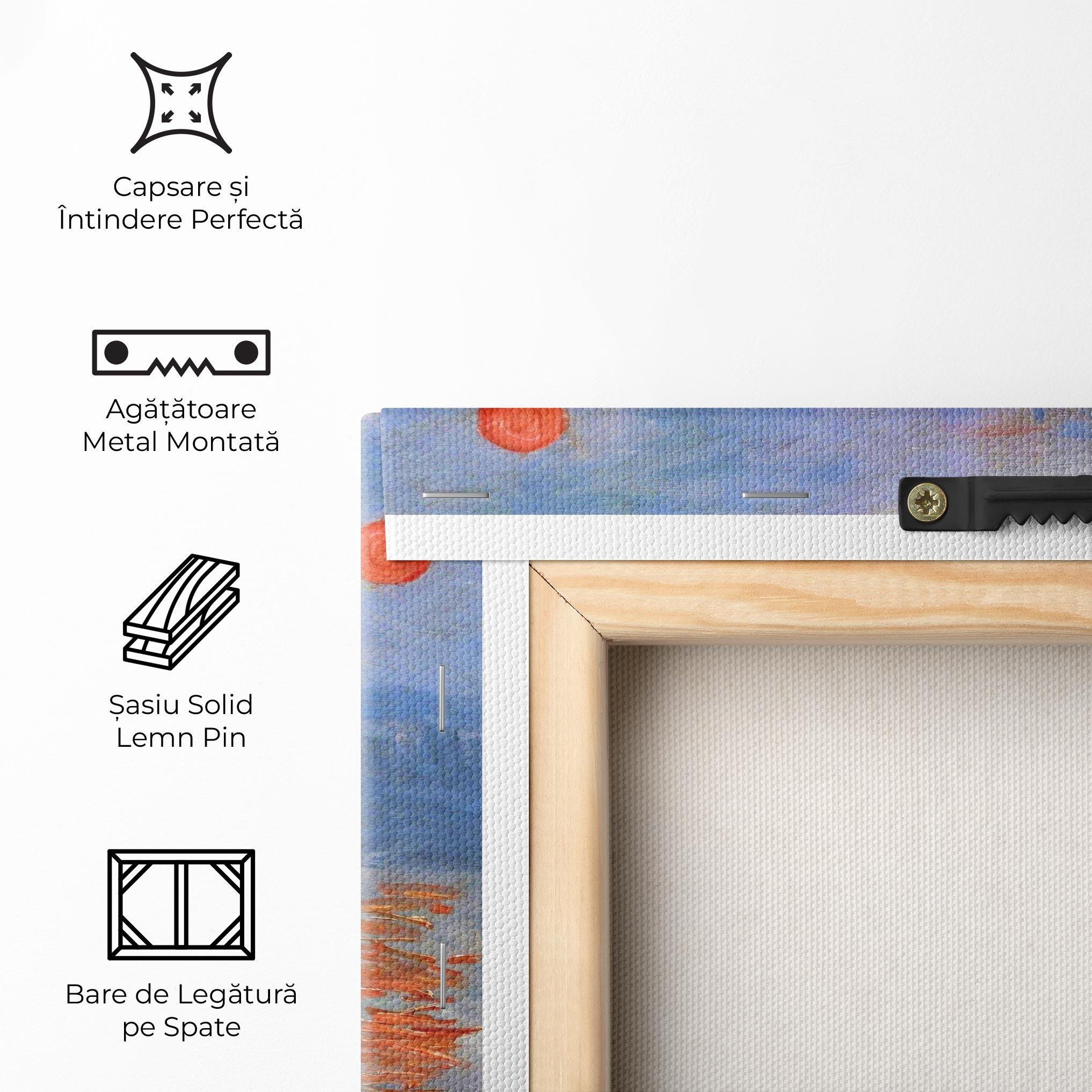 Tablou Canvas Sunrise Painting mockup 5