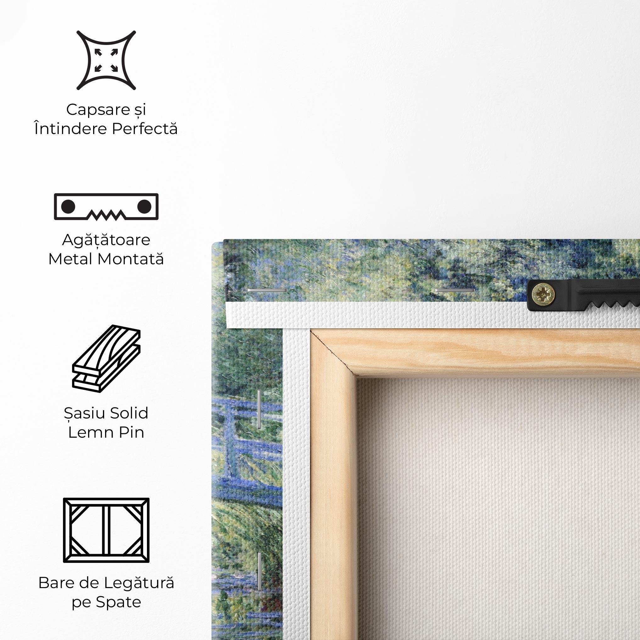 Tablou Canvas Water Lilies mockup 5