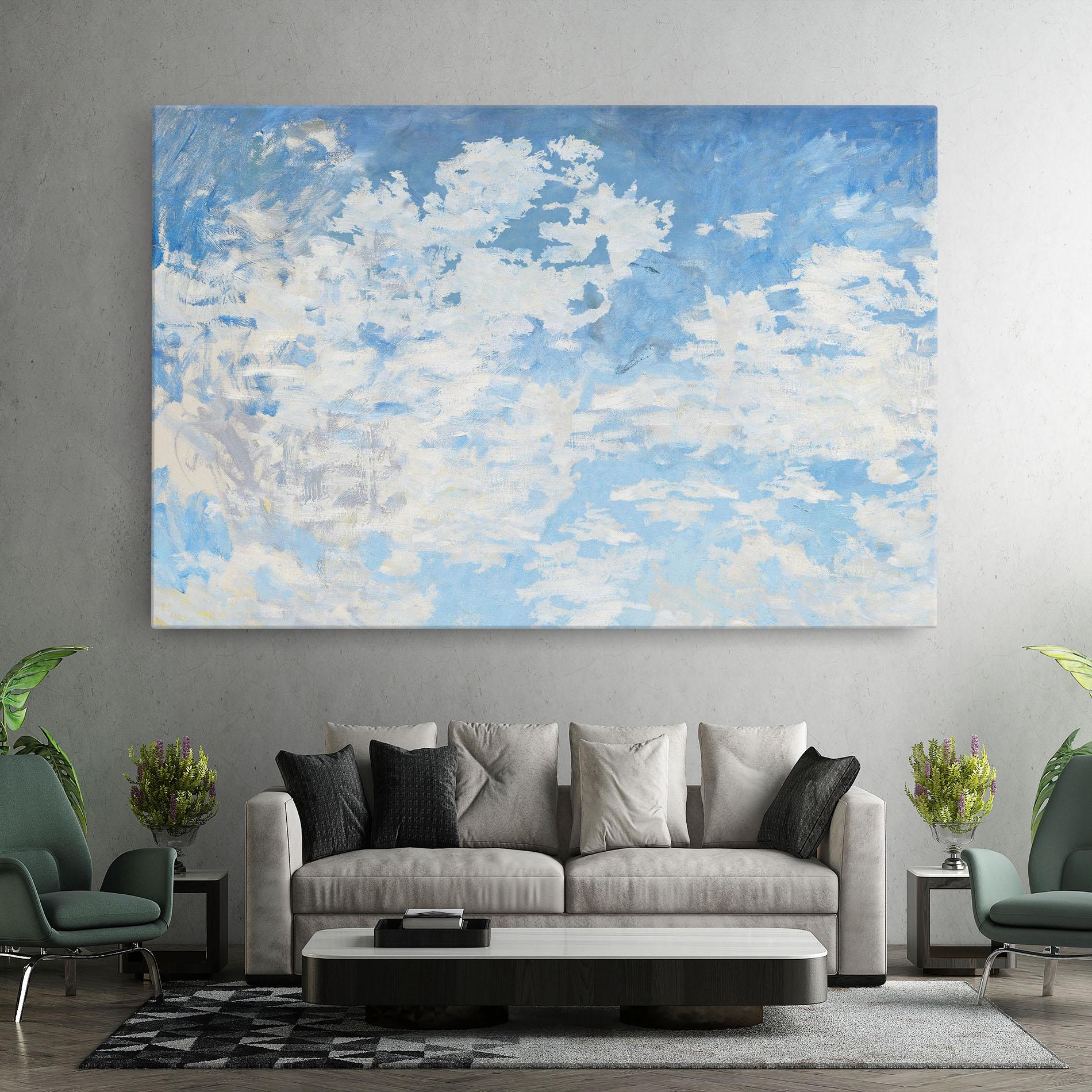 Tablou Canvas Clouds Monet mockup 7