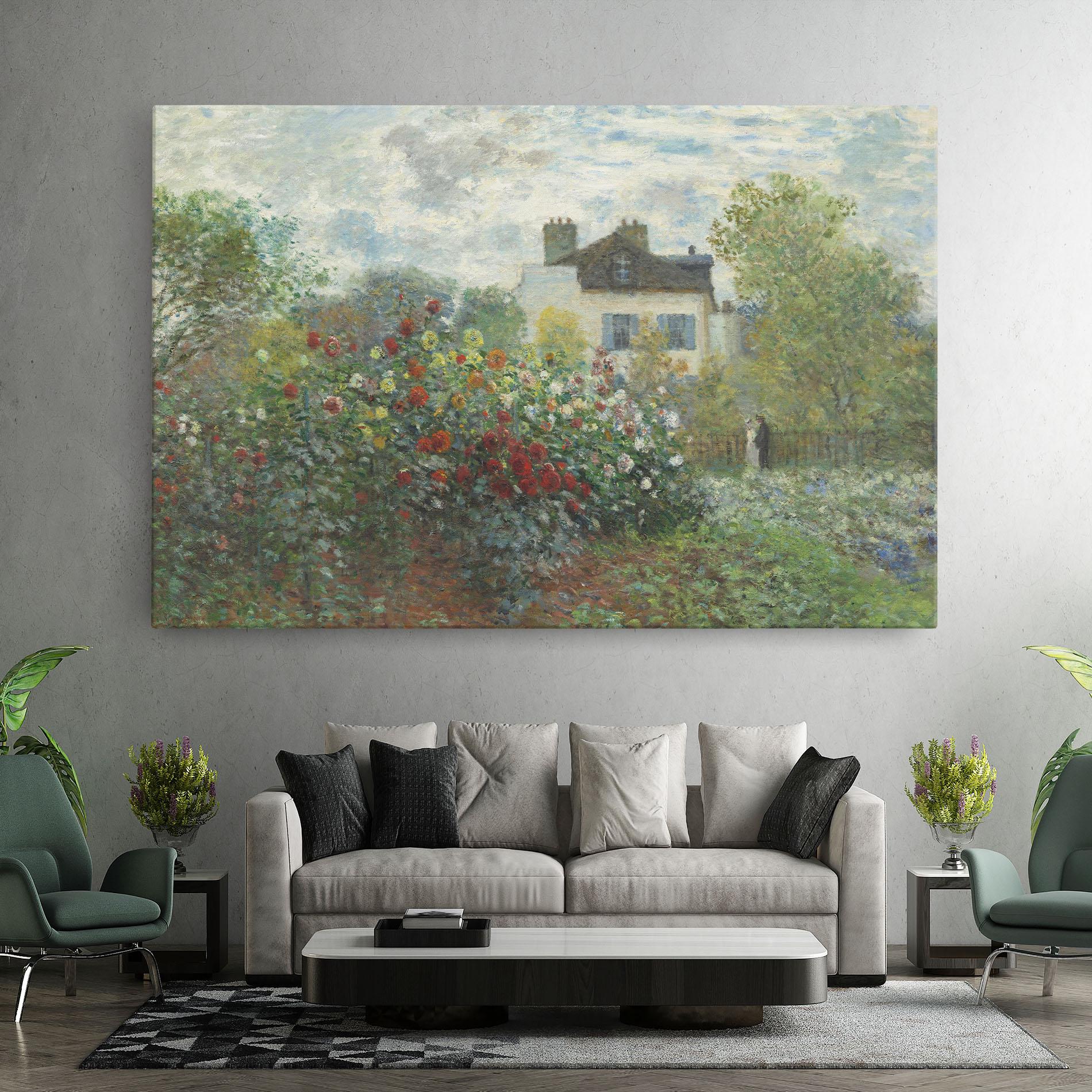 Tablou Canvas Garden In Argenteuilt mockup 7