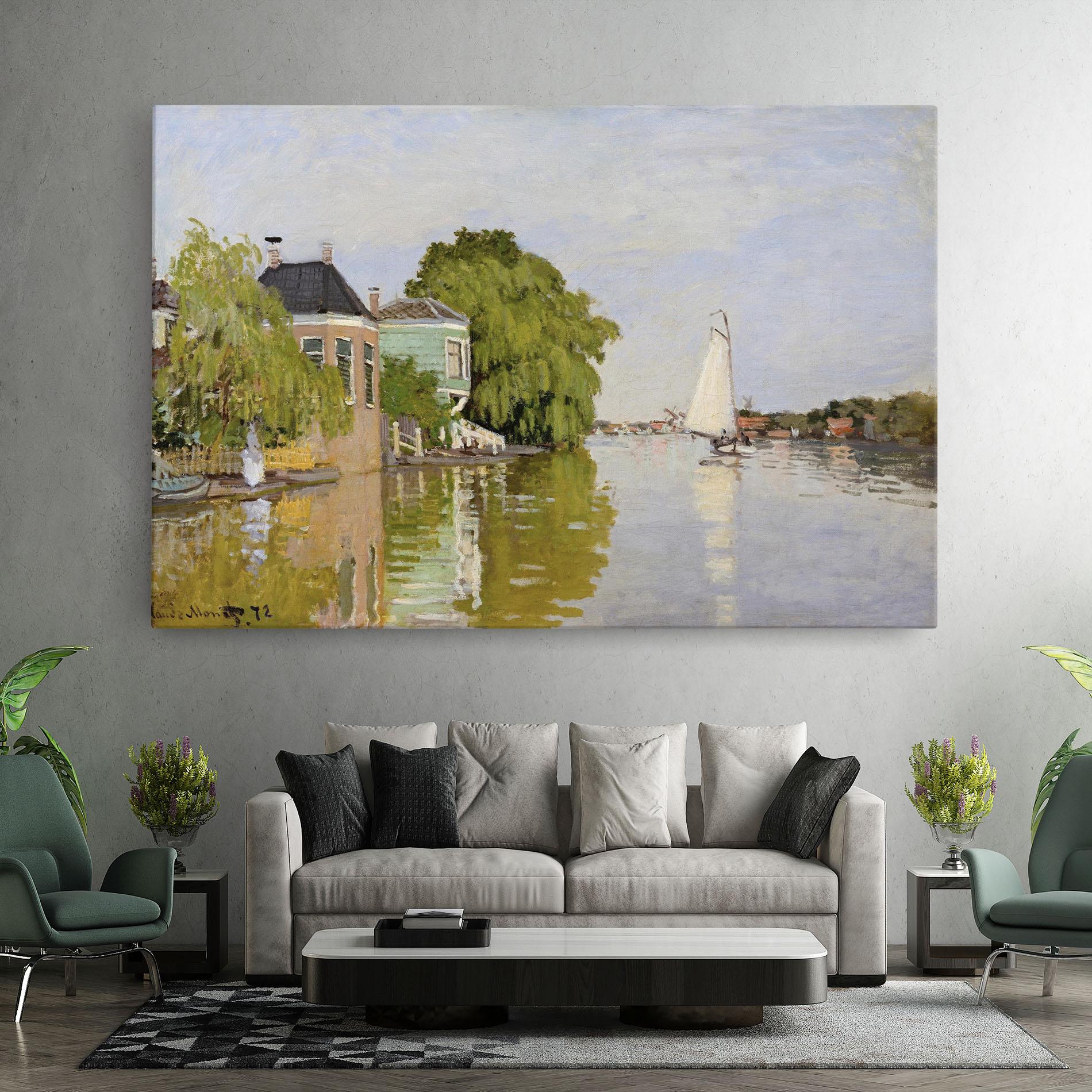 Tablou Canvas Houses On The Achterzaan mockup 7