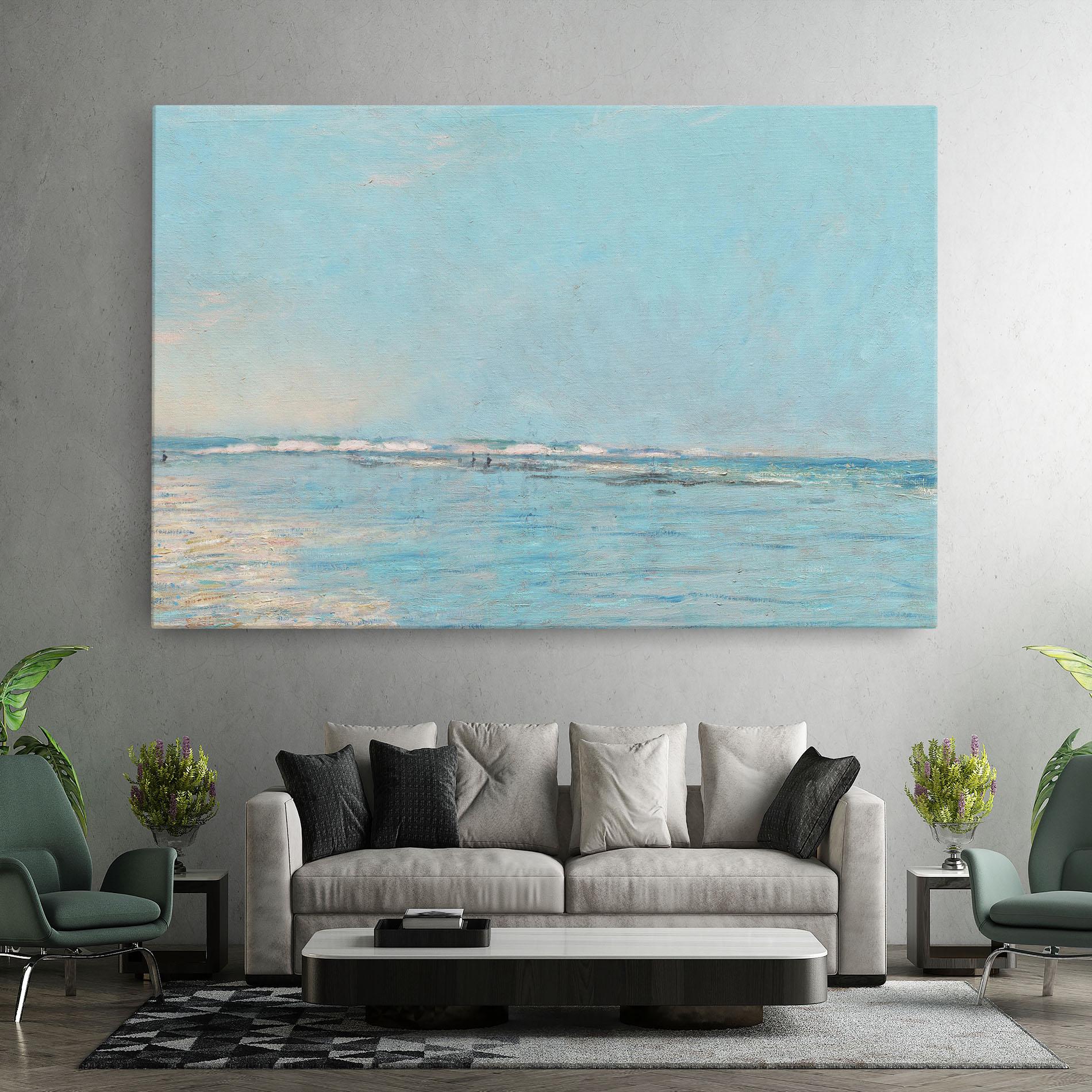 Tablou Canvas Monet's Beach mockup 7