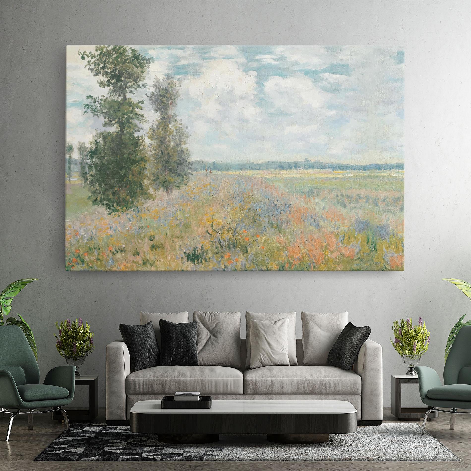 Tablou Canvas Monet's Landscape Background mockup 7
