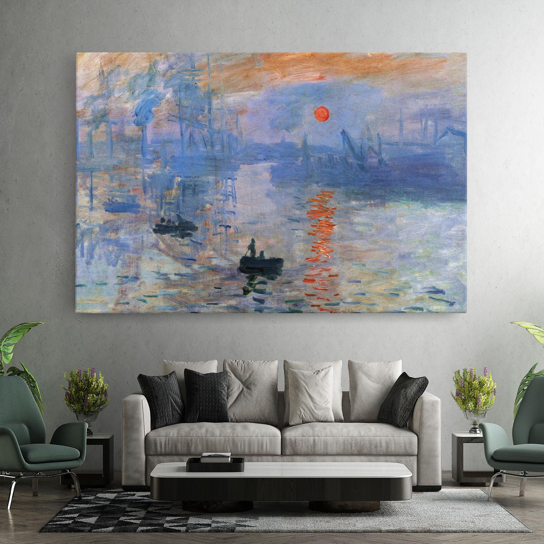 Tablou Canvas Monet Impressionist mockup 7