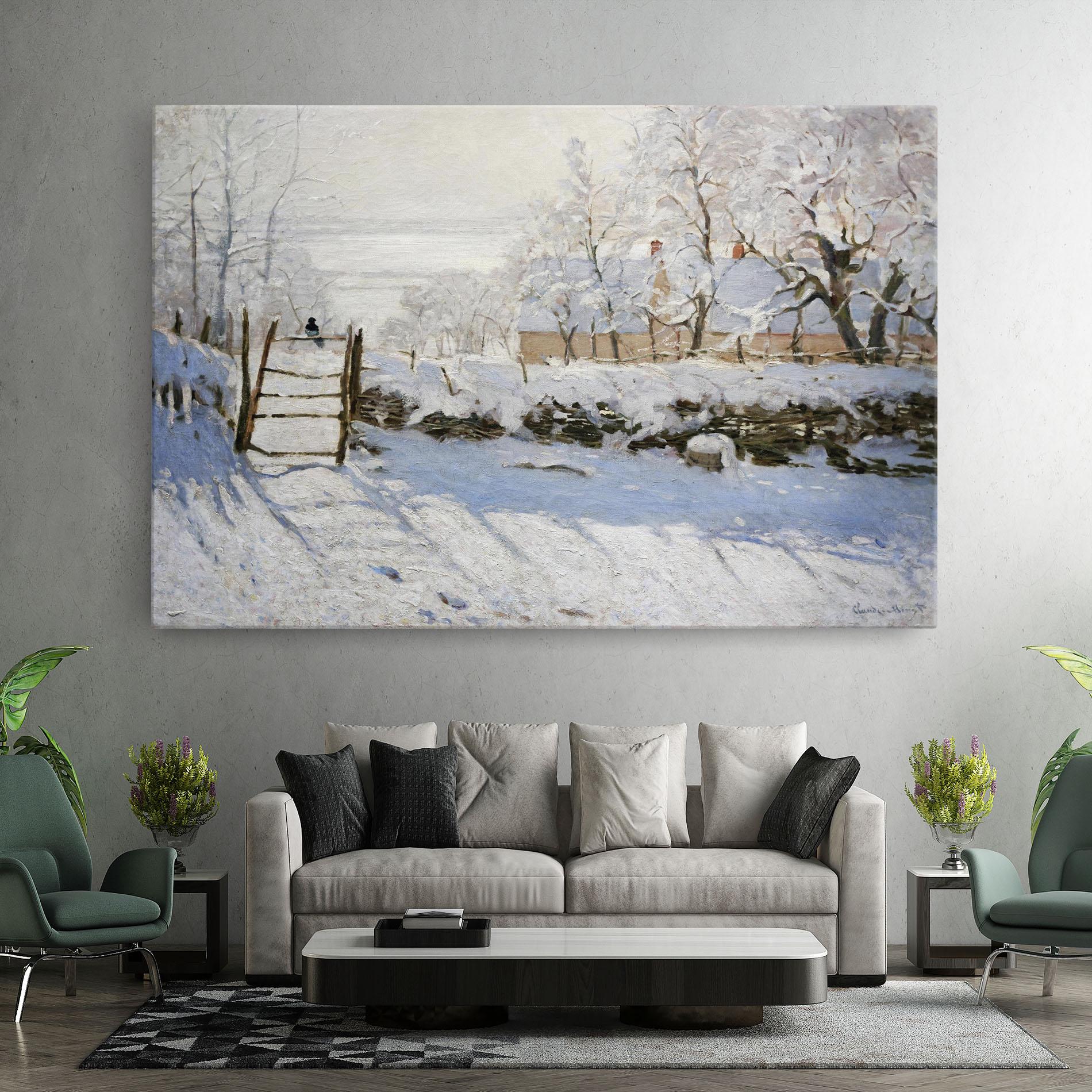 Tablou Canvas The Magpie mockup 7