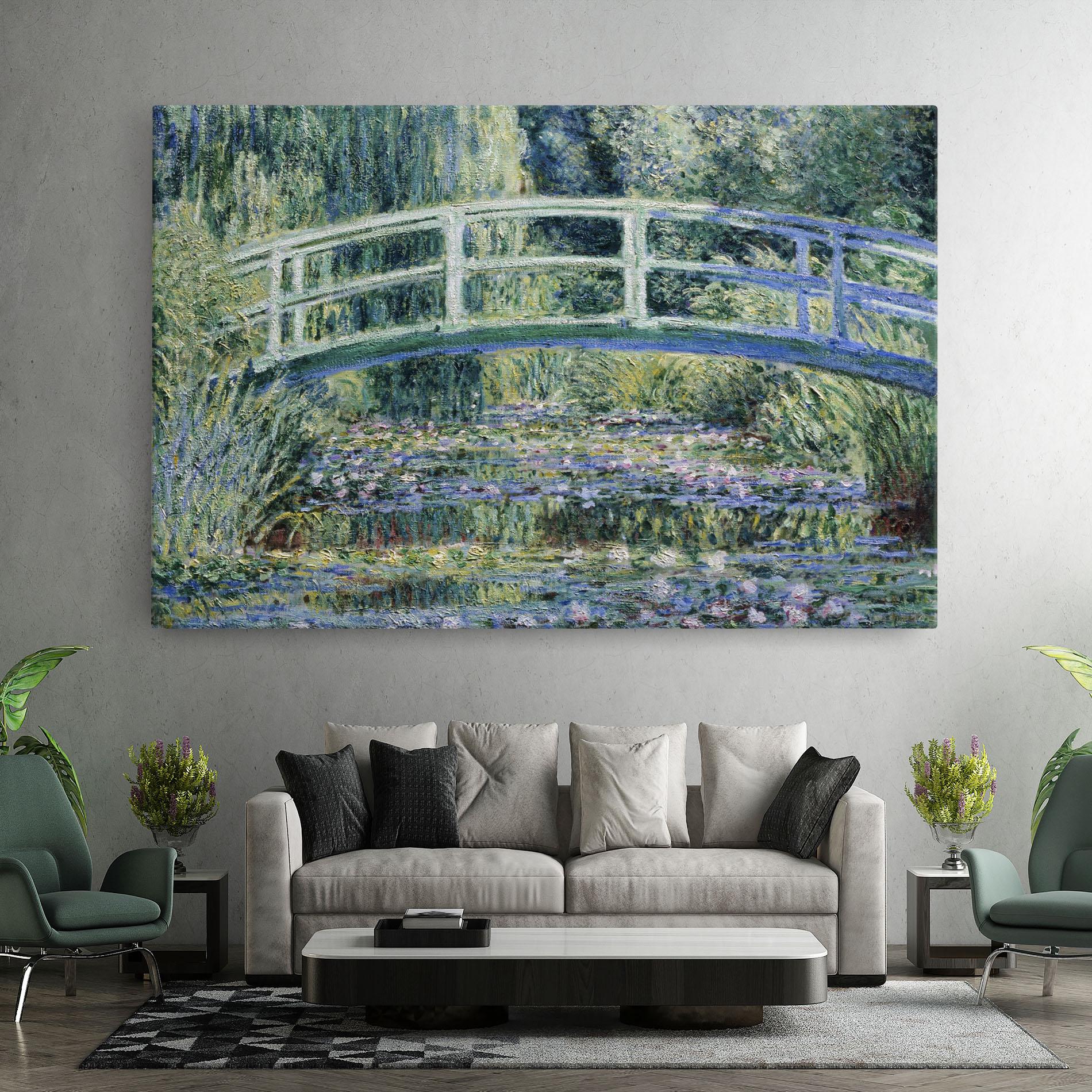 Tablou Canvas Water Lilies mockup 7
