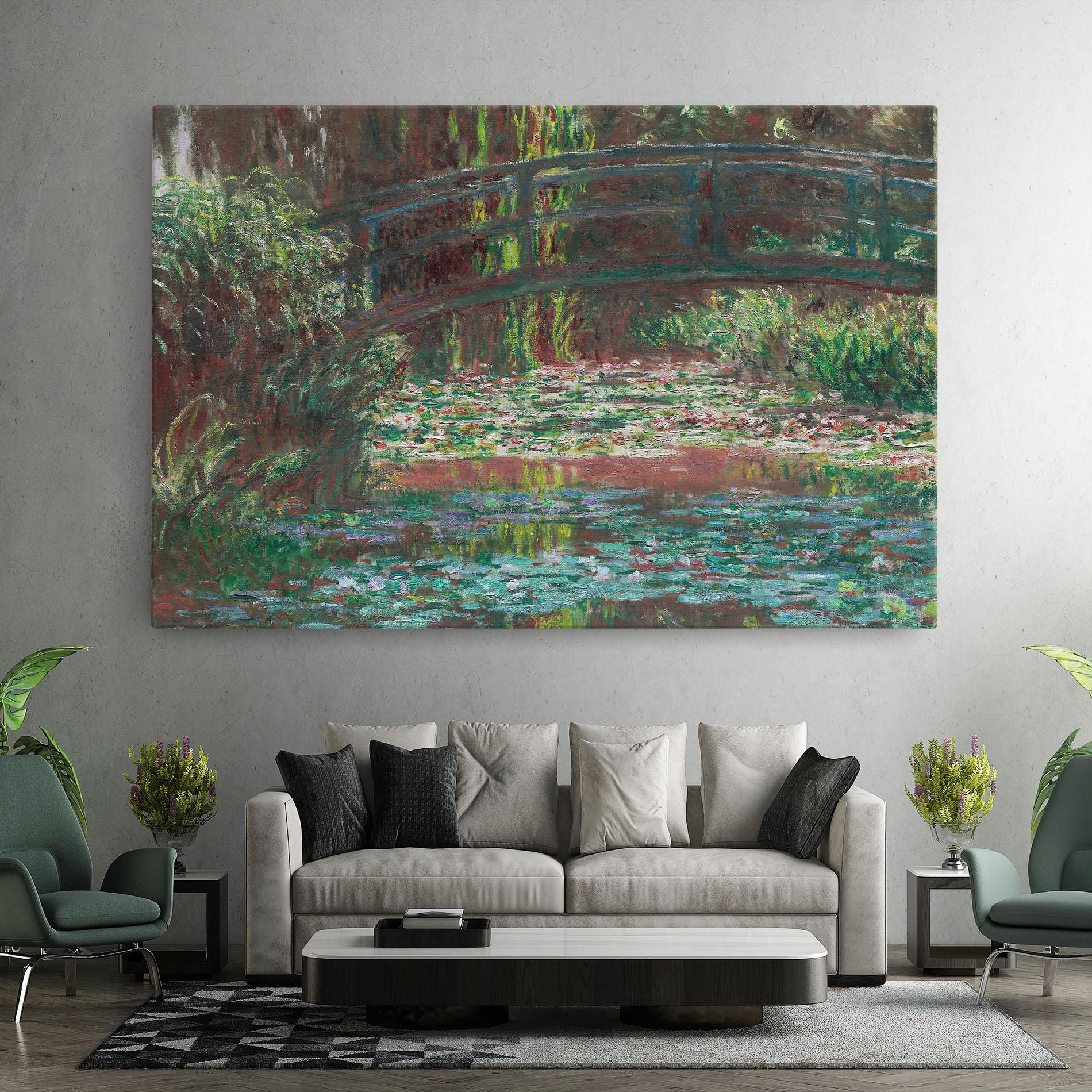 Tablou Canvas Water Lily Pond mockup 7