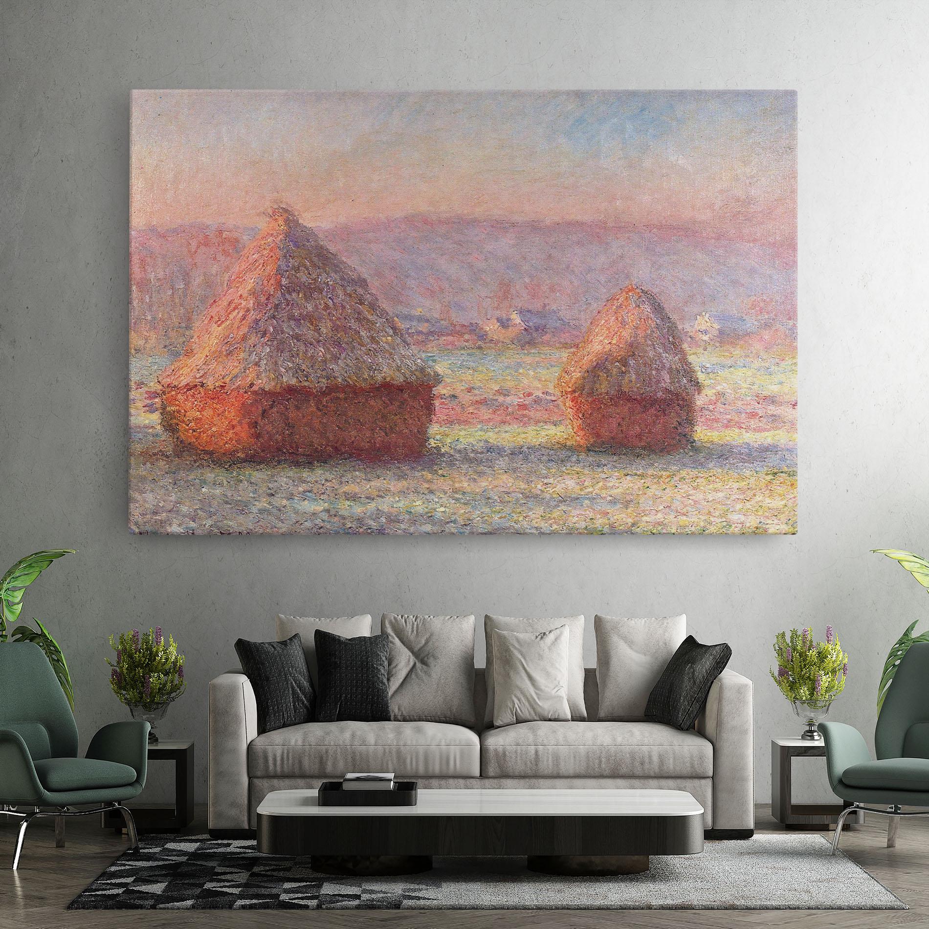 Tablou Canvas White Frost mockup 7