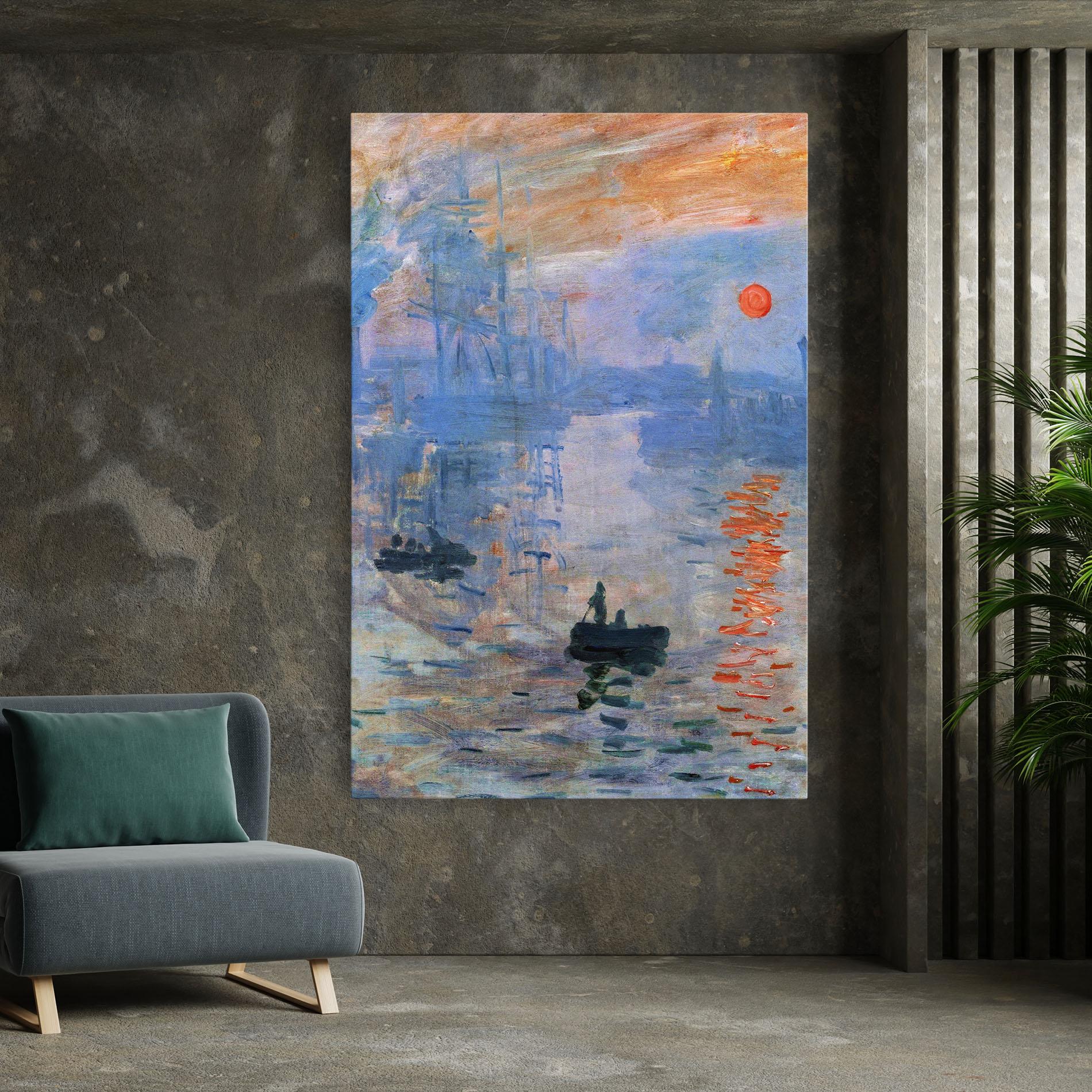 Tablou Canvas Sunrise Painting mockup 7