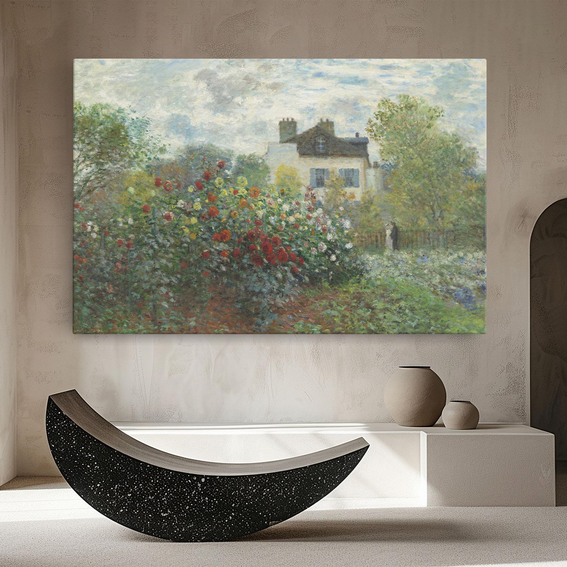 Tablou Canvas Garden In Argenteuilt mockup 8