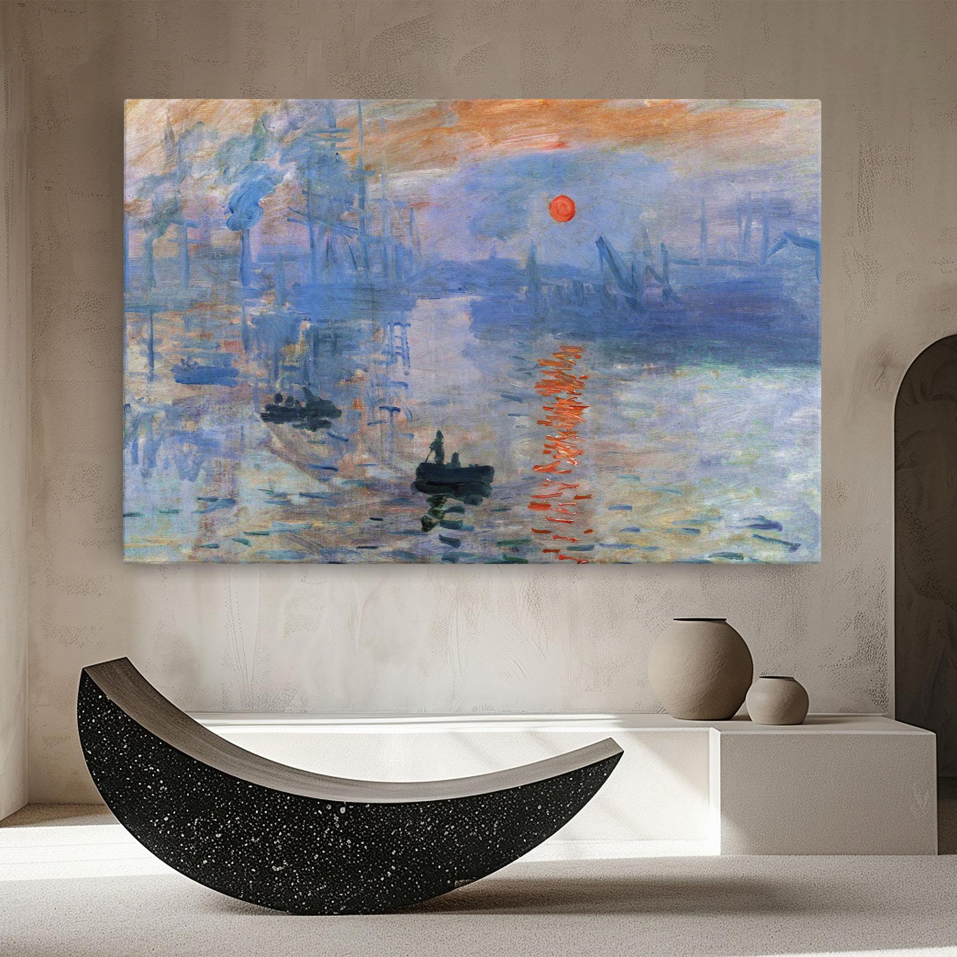 Tablou Canvas Monet Impressionist mockup 8