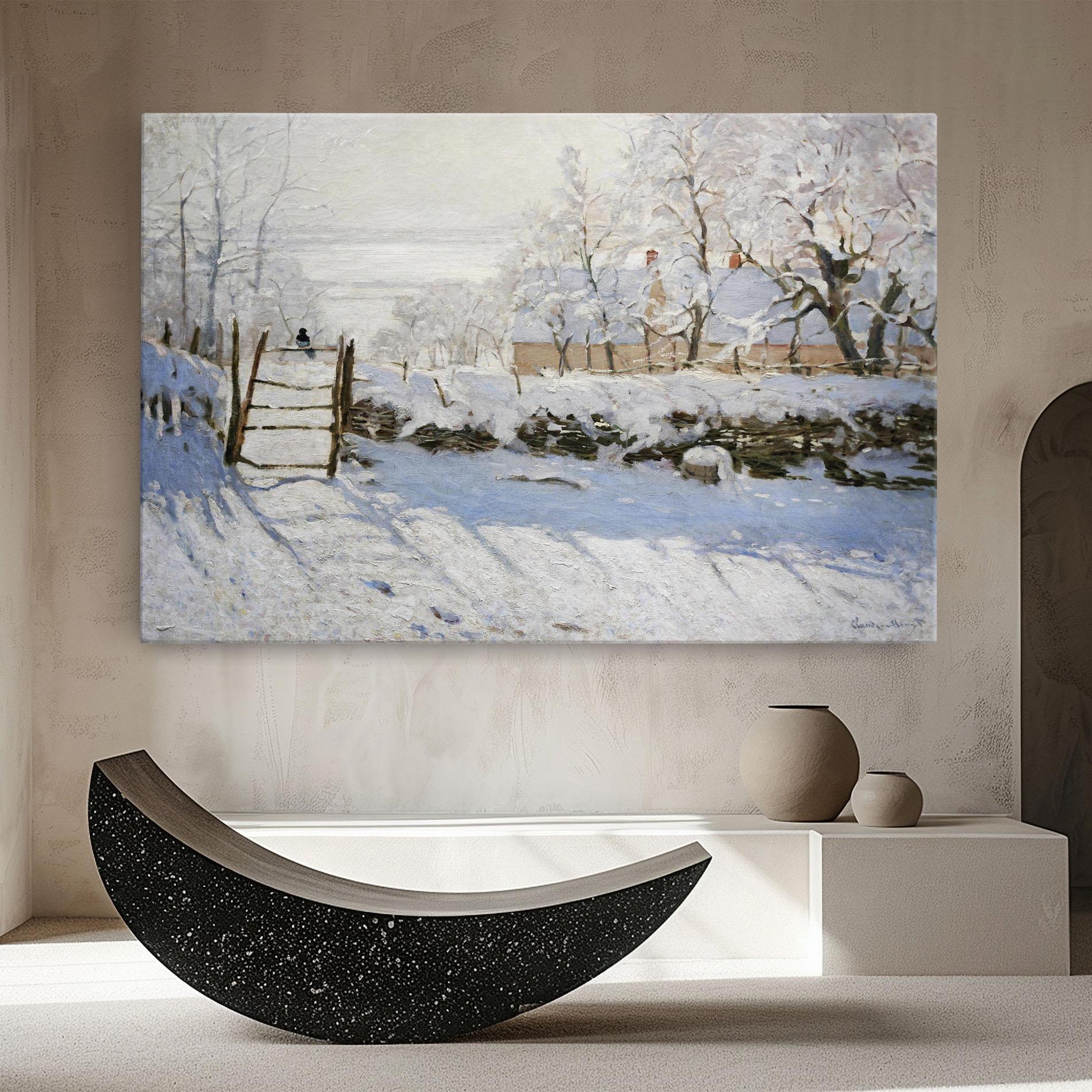 Tablou Canvas The Magpie mockup 8