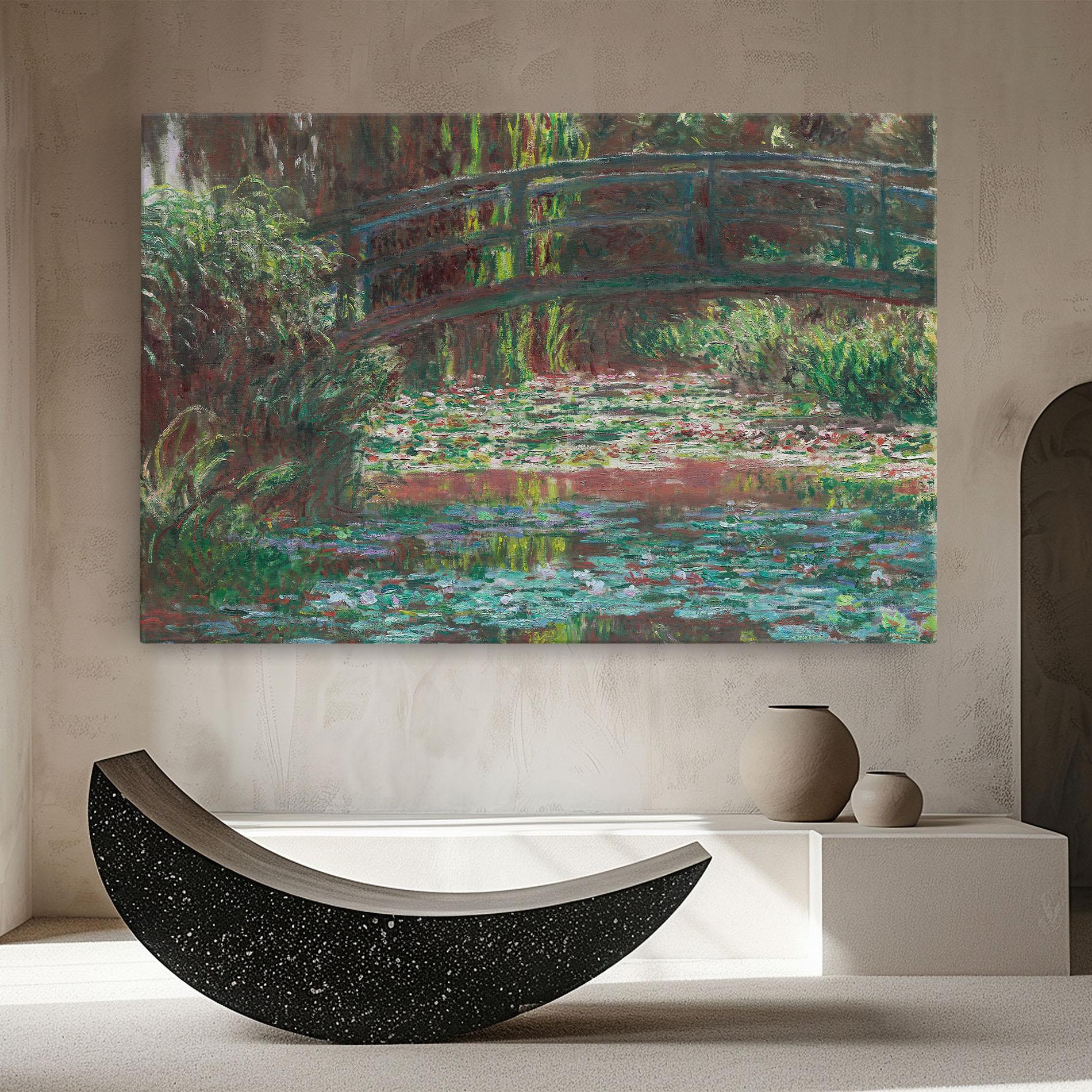 Tablou Canvas Water Lily Pond mockup 8