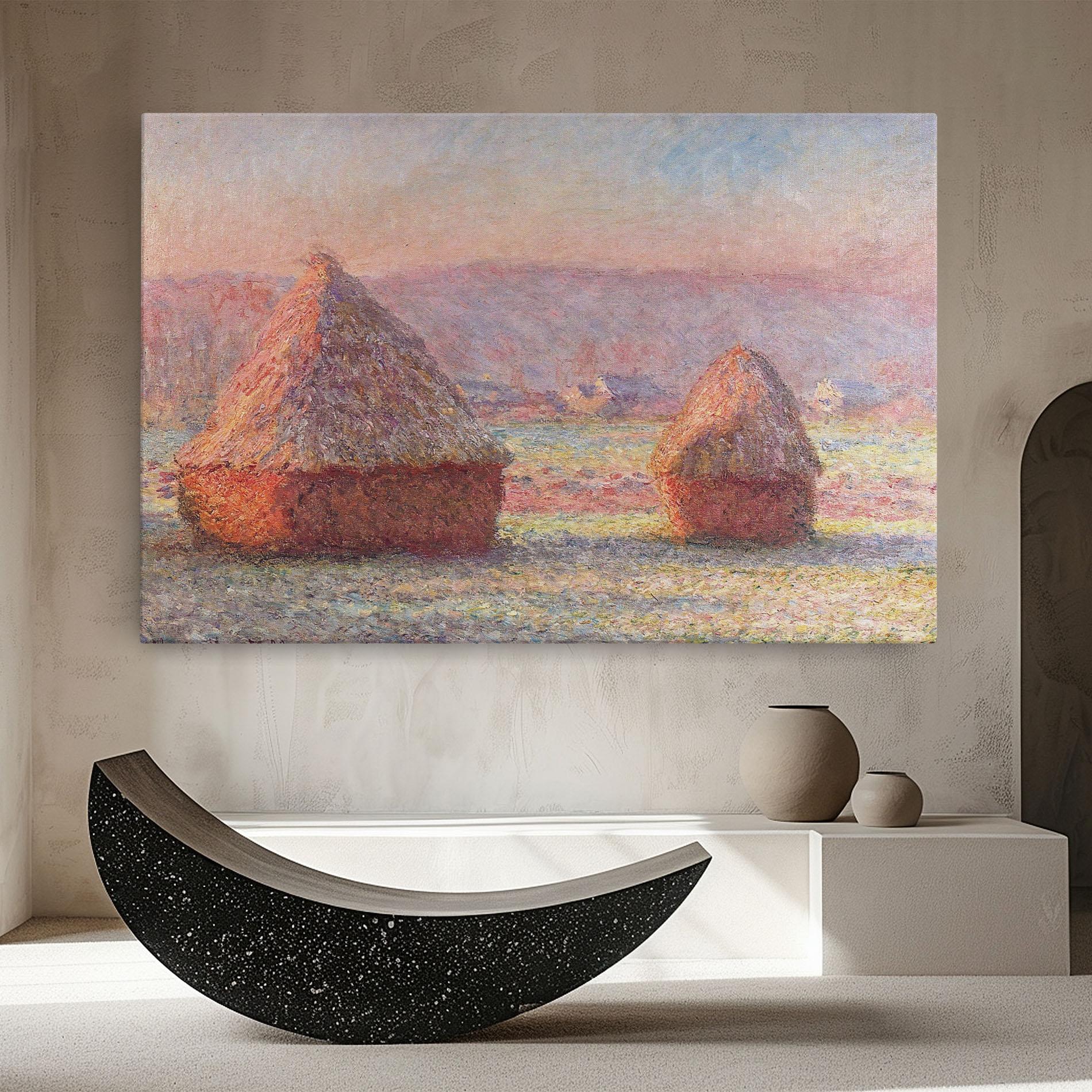 Tablou Canvas White Frost mockup 8