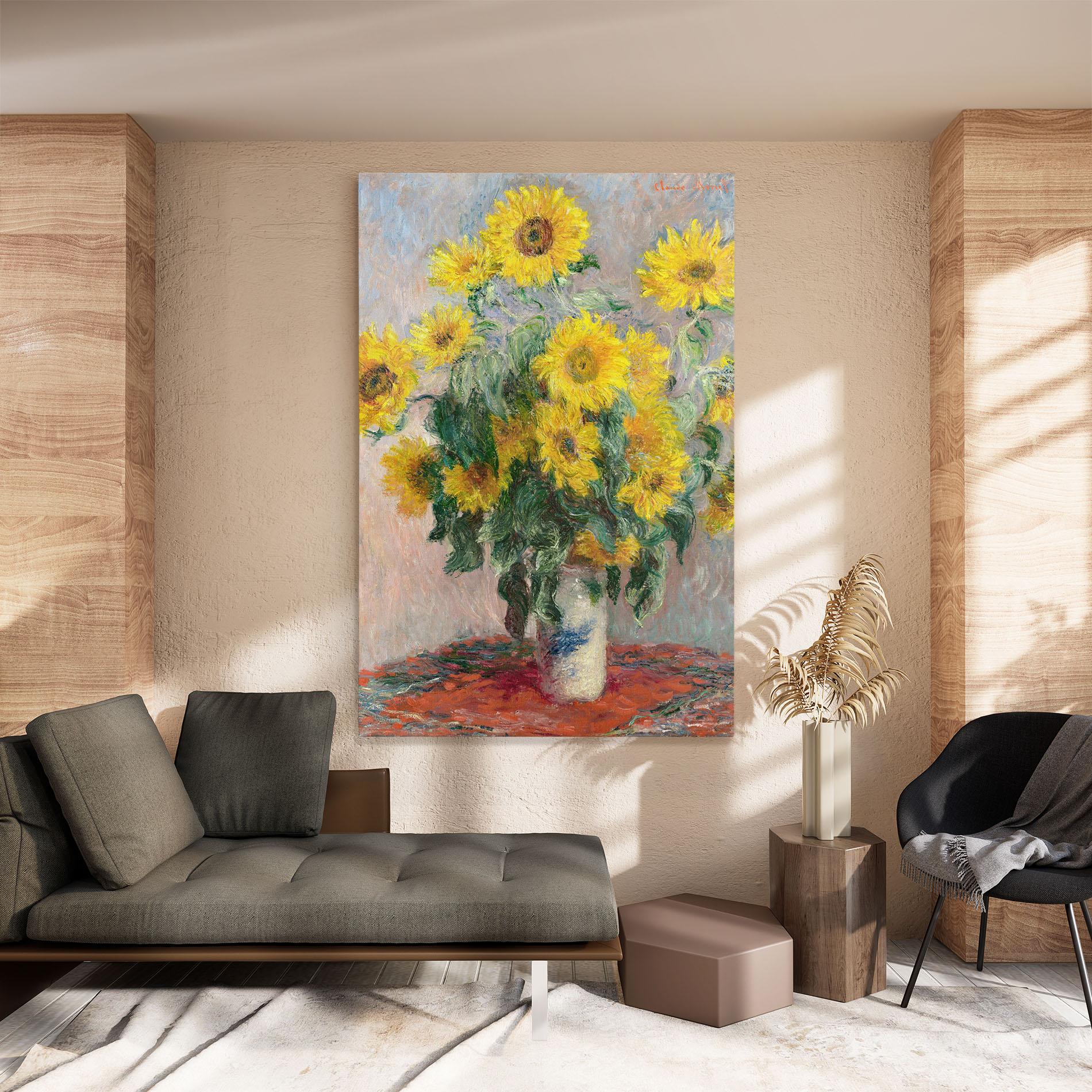 Tablou Canvas Bouquet Of Sunflowers 1881 mockup 8