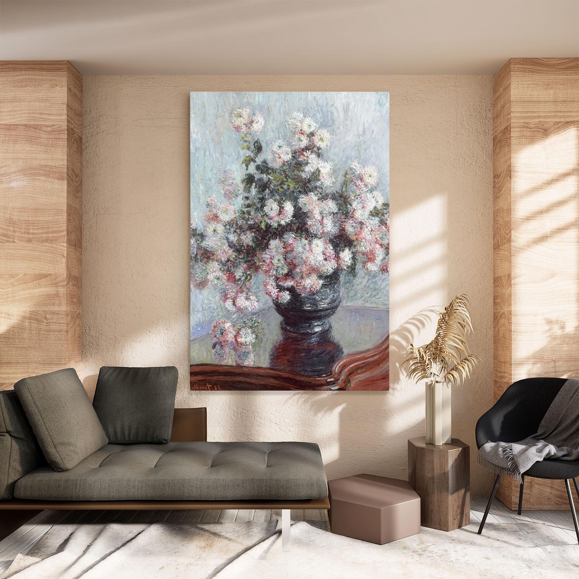 Tablou Canvas Chrysanthemums mockup 8