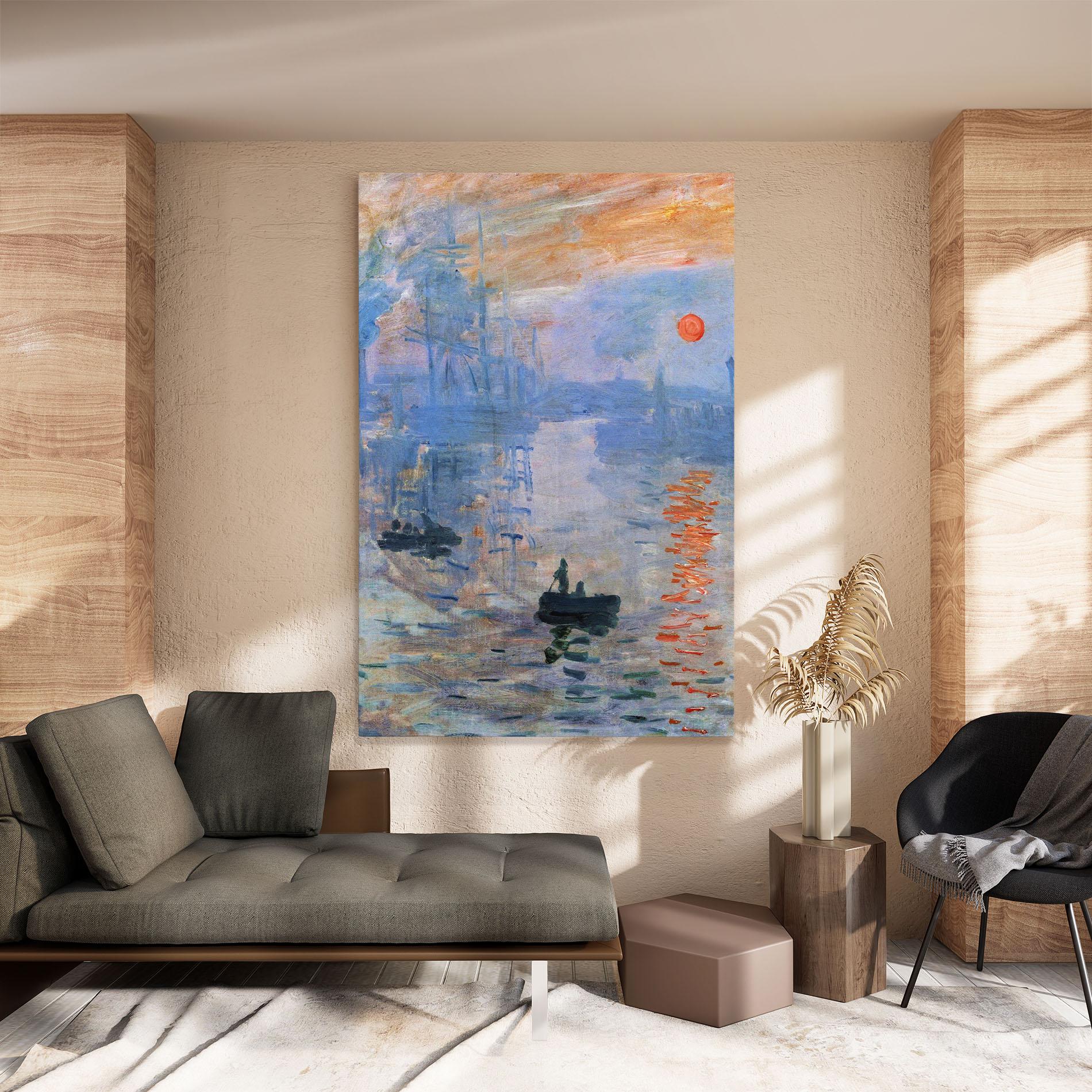 Tablou Canvas Sunrise Painting mockup 8