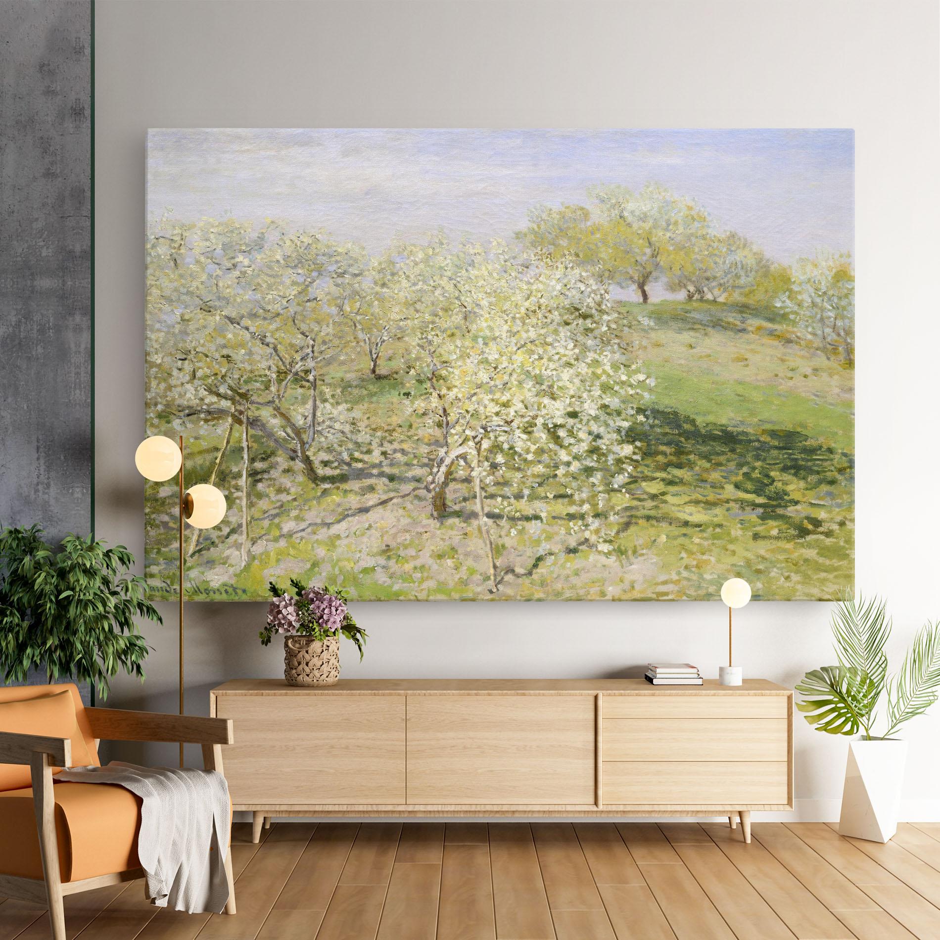 Tablou Canvas Fruit Trees In Bloom mockup 9