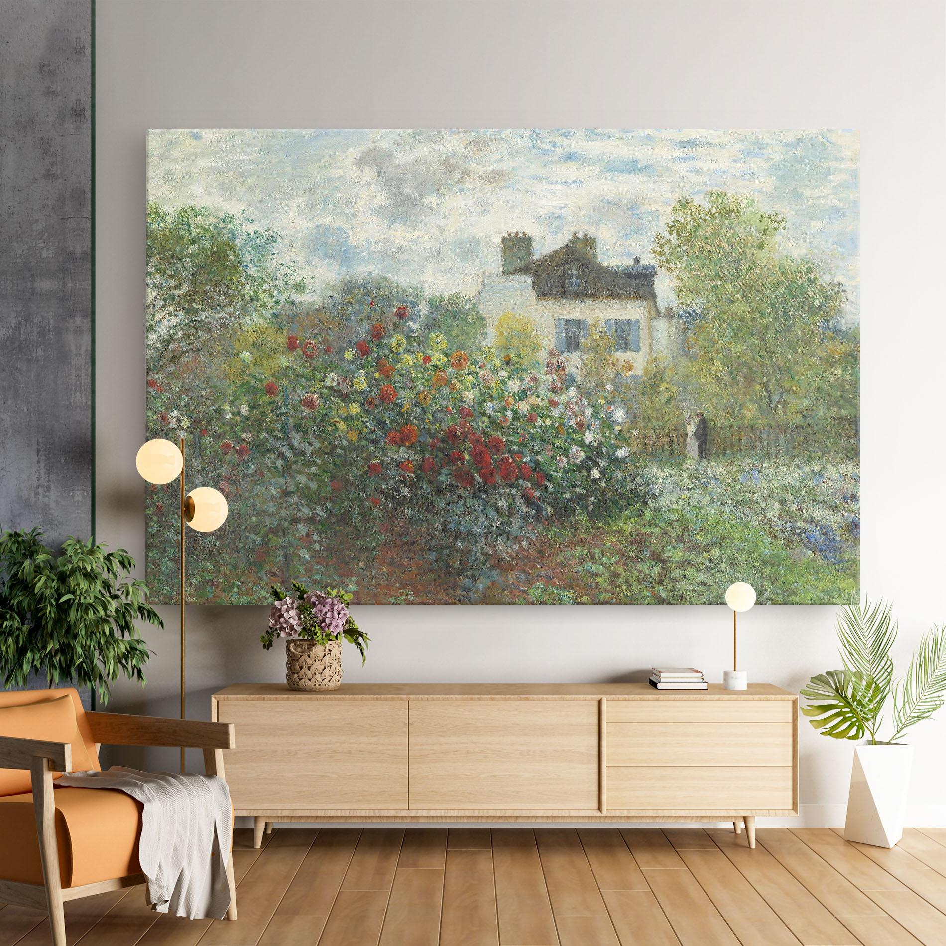 Tablou Canvas Garden In Argenteuilt mockup 9