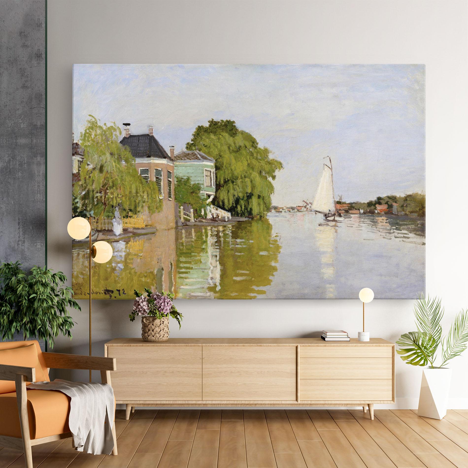 Tablou Canvas Houses On The Achterzaan mockup 9