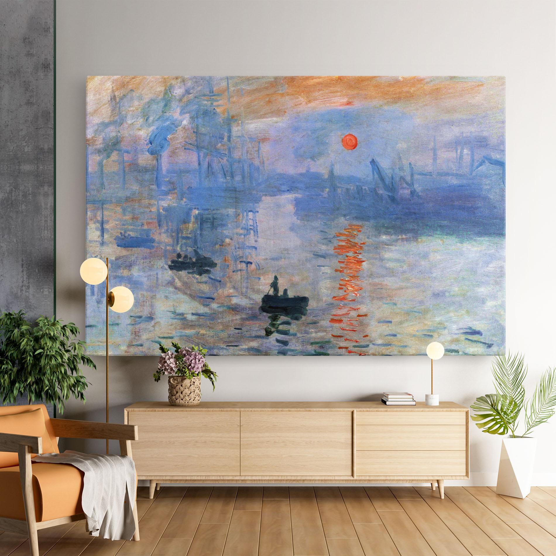 Tablou Canvas Monet Impressionist mockup 9