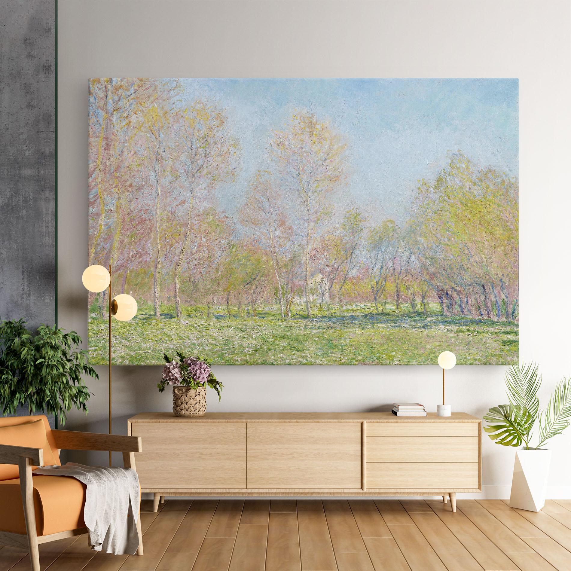 Tablou Canvas Spring In Giverny mockup 9