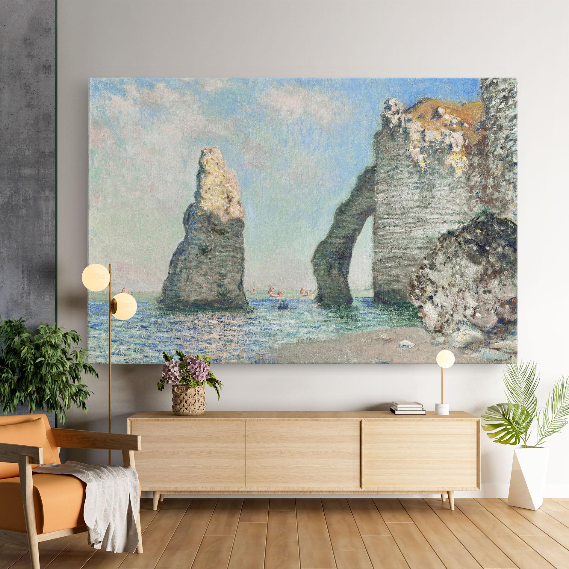 Tablou Canvas The Cliffs At Etretat mockup 9