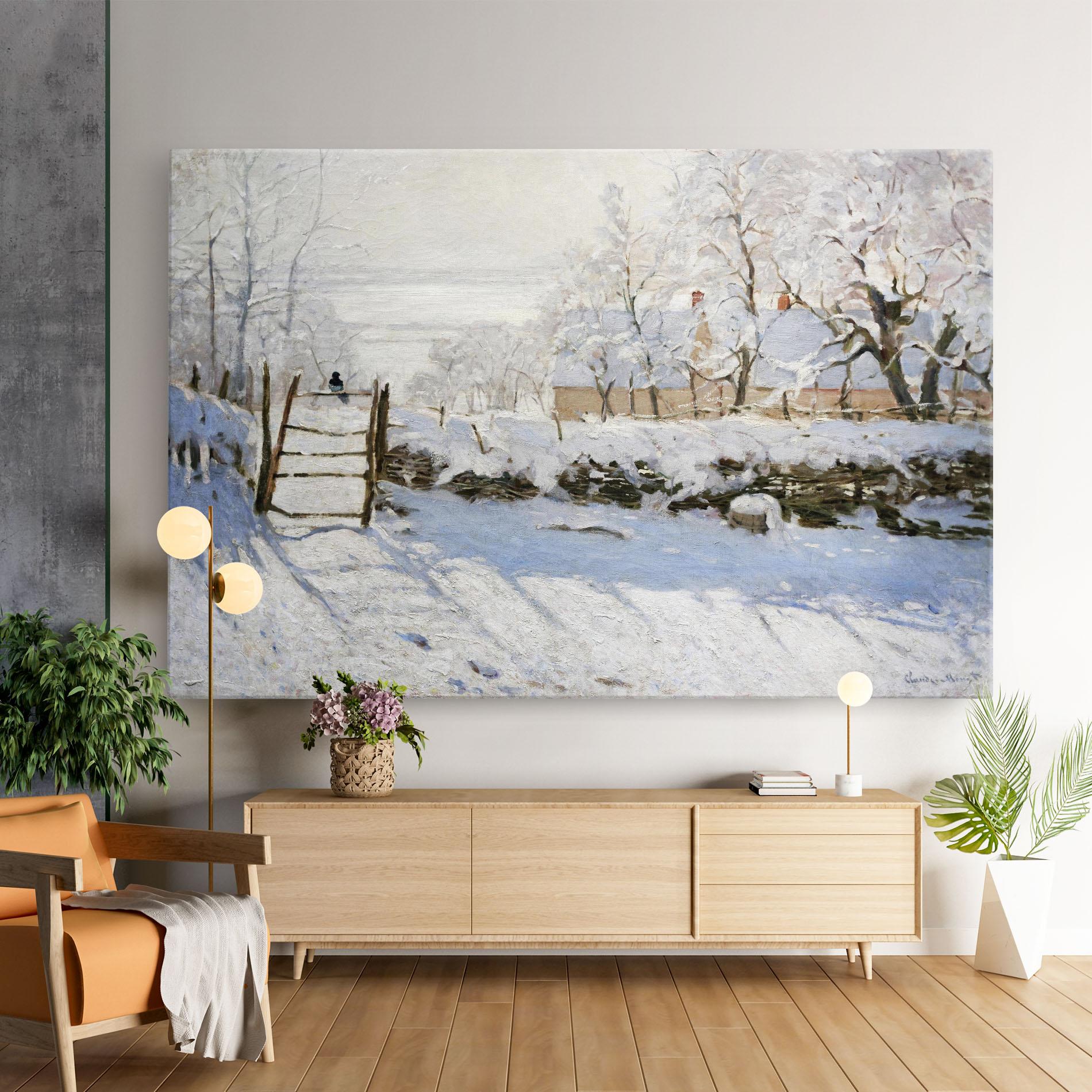 Tablou Canvas The Magpie mockup 9