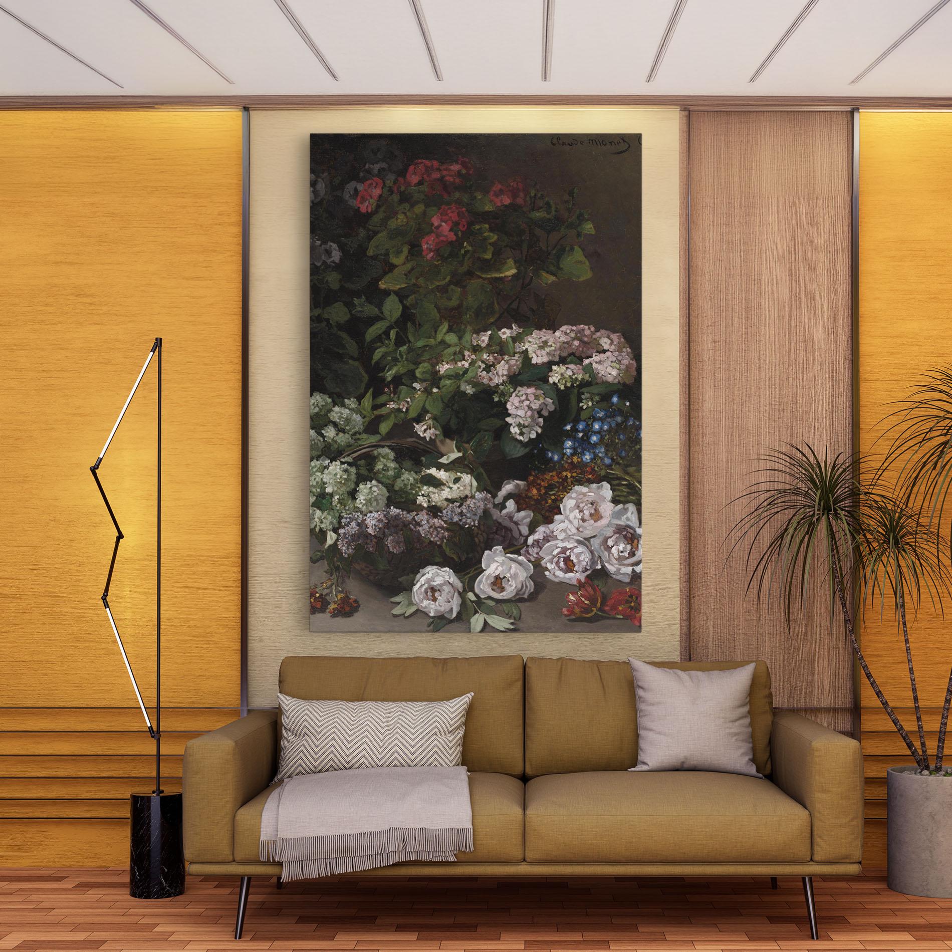 Tablou Canvas Spring Flowers Monet mockup 9