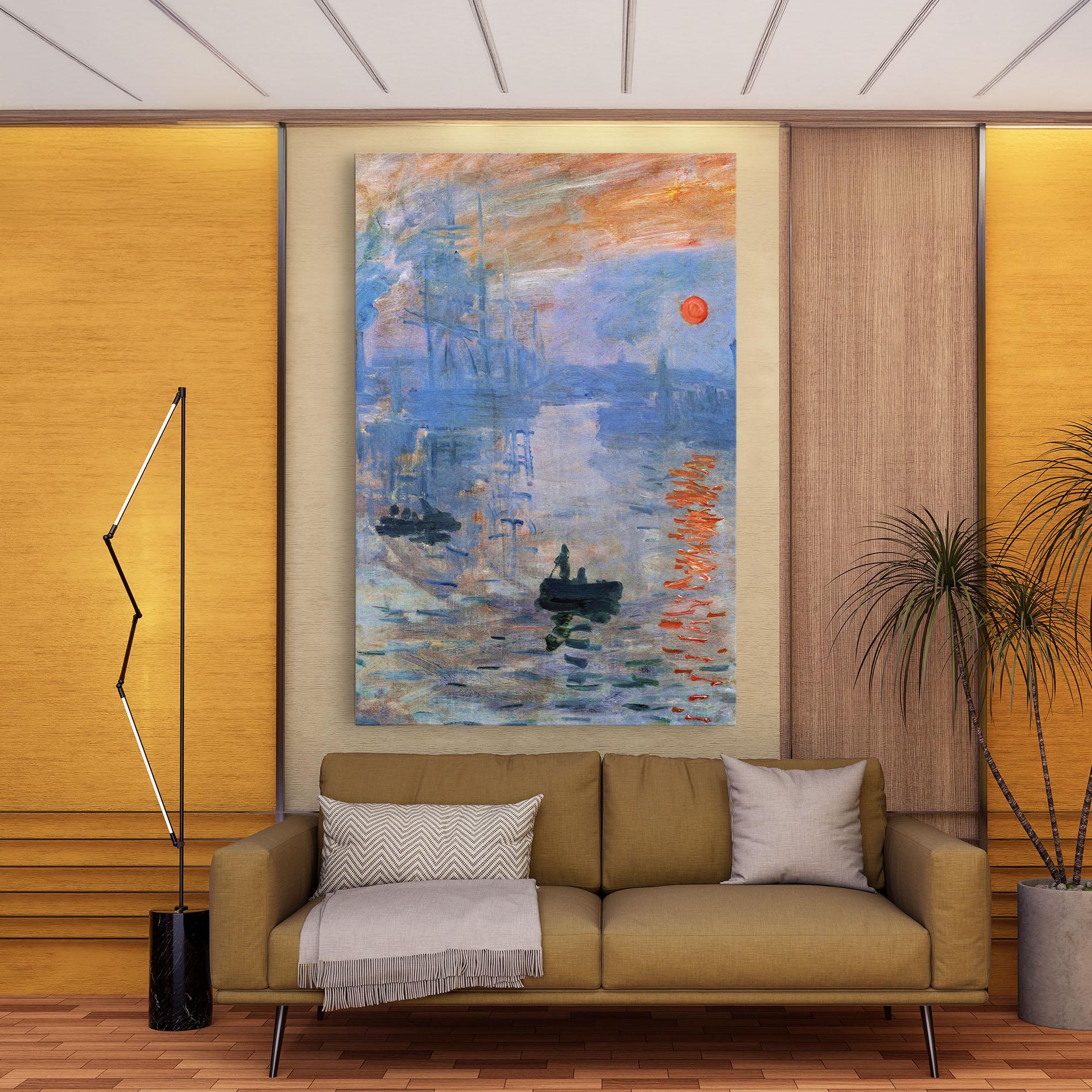 Tablou Canvas Sunrise Painting mockup 9