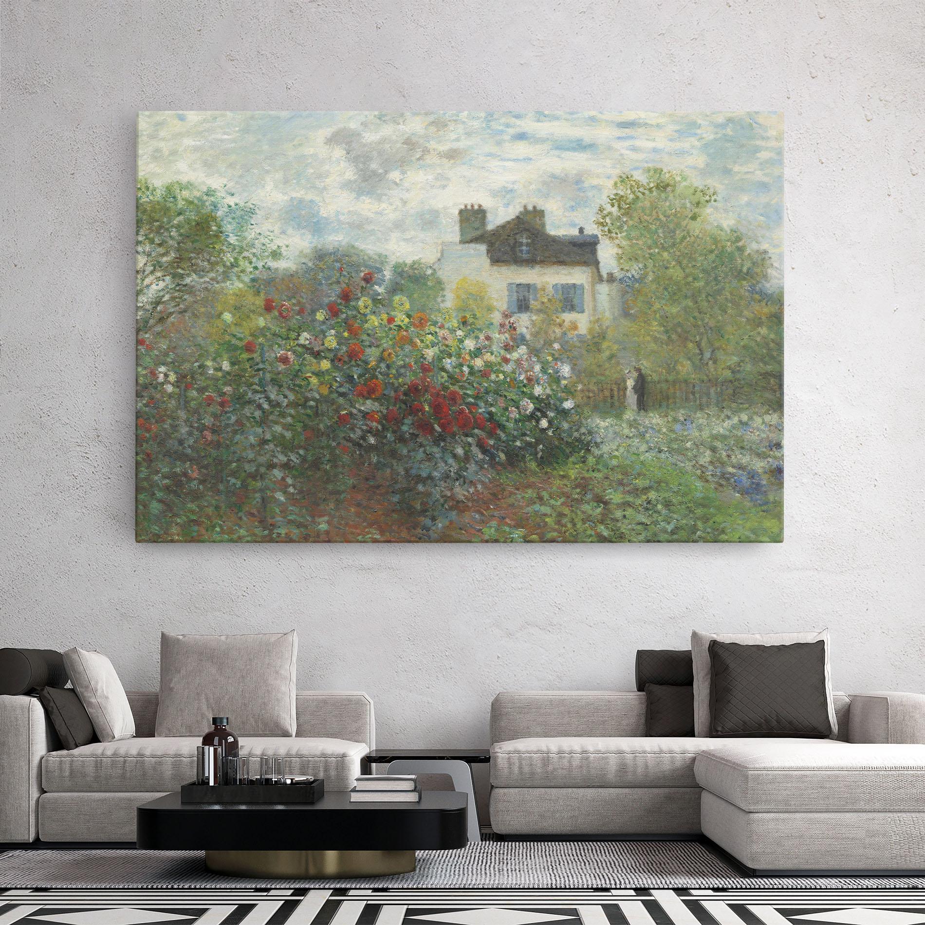 Tablou Canvas Garden In Argenteuilt mockup 2