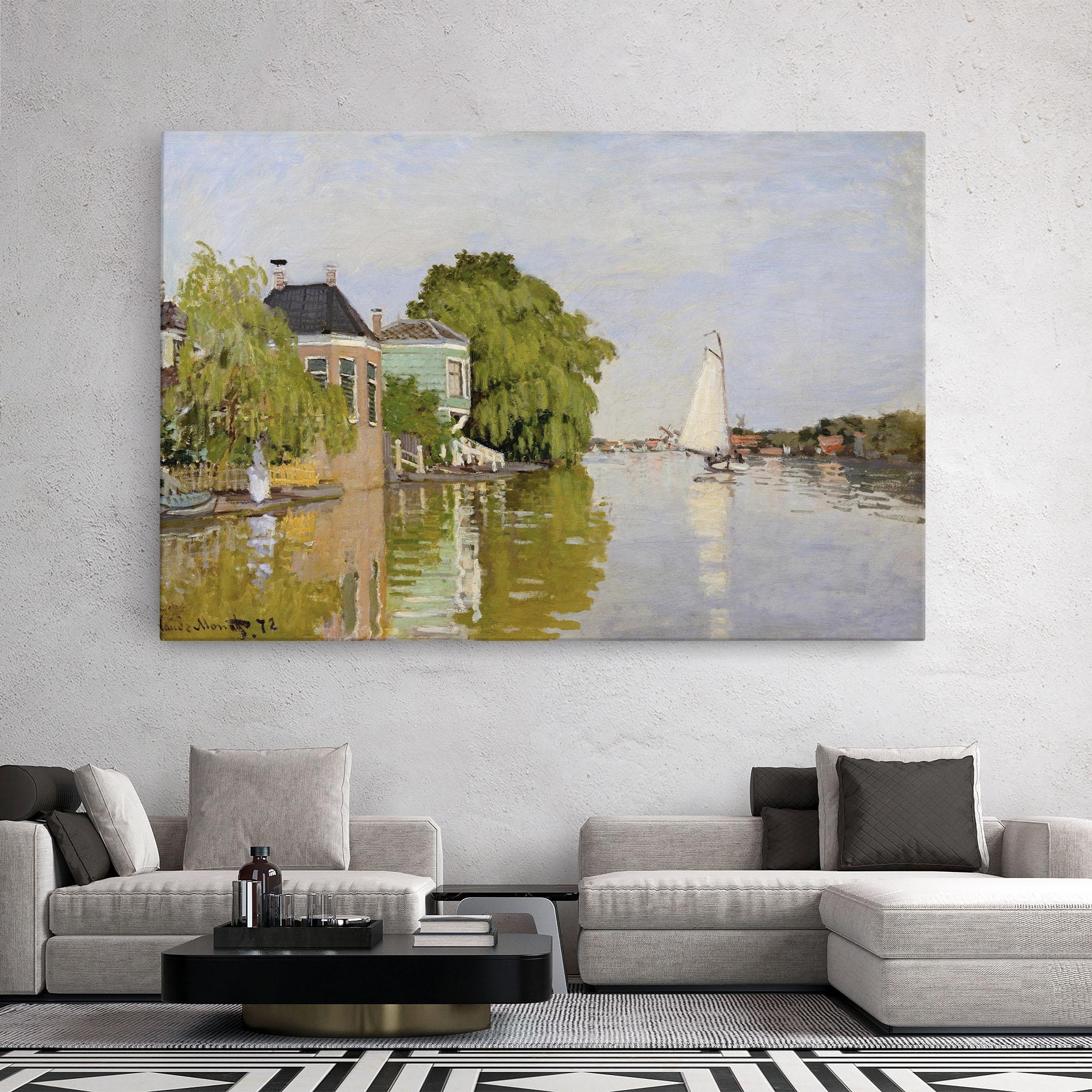 Tablou Canvas Houses On The Achterzaan mockup 2