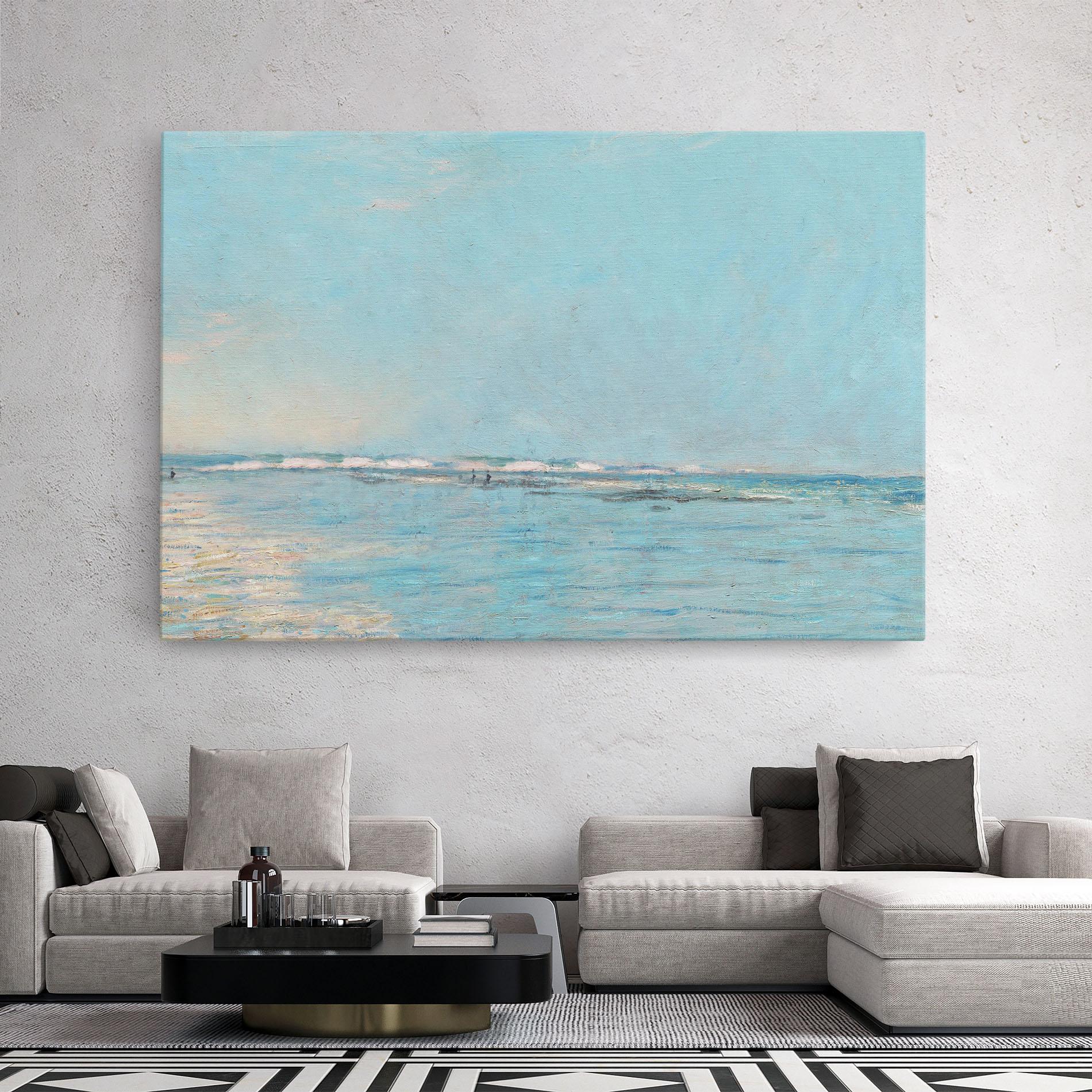 Tablou Canvas Monet's Beach mockup 2