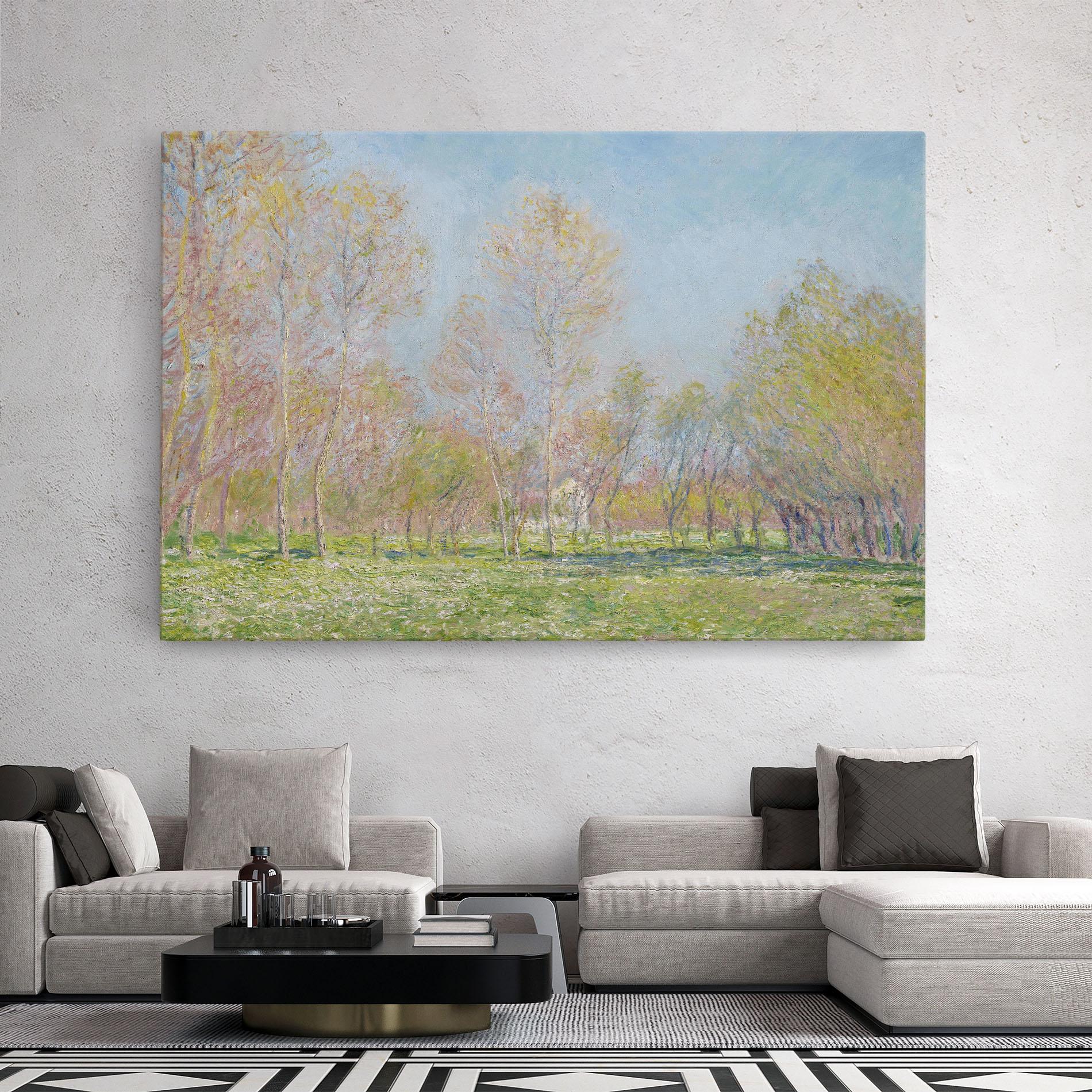 Tablou Canvas Spring In Giverny mockup 2