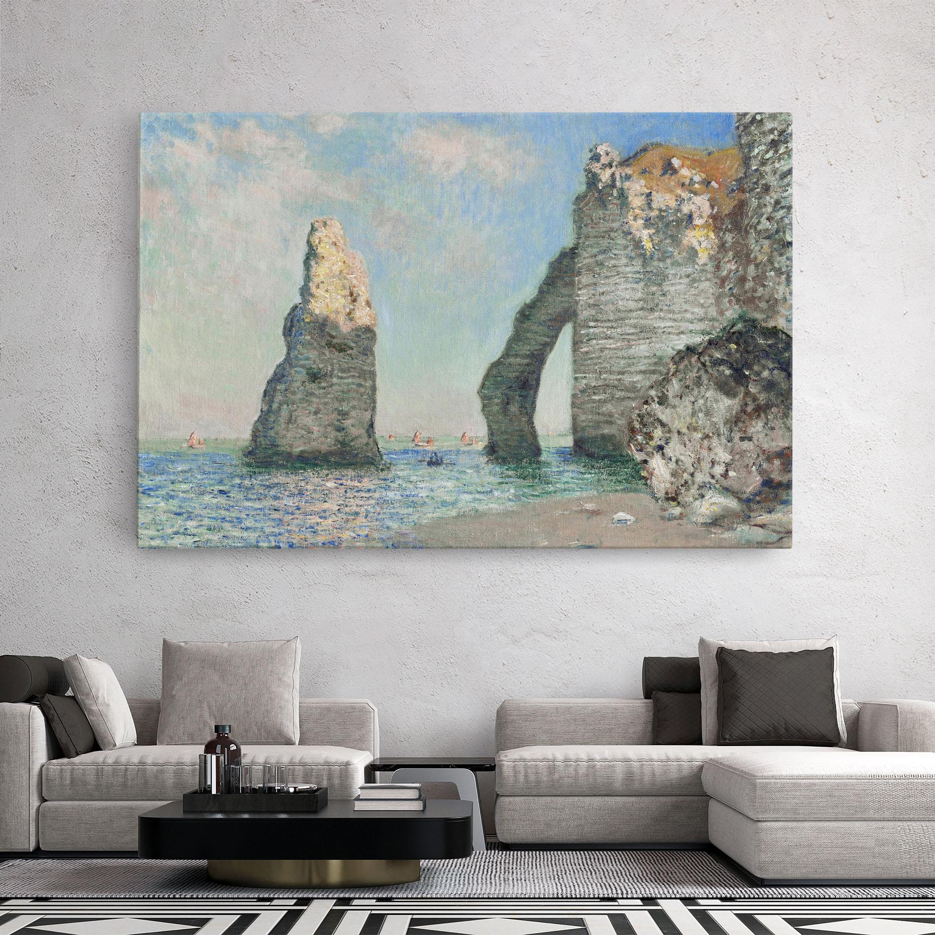Tablou Canvas The Cliffs At Etretat mockup 2