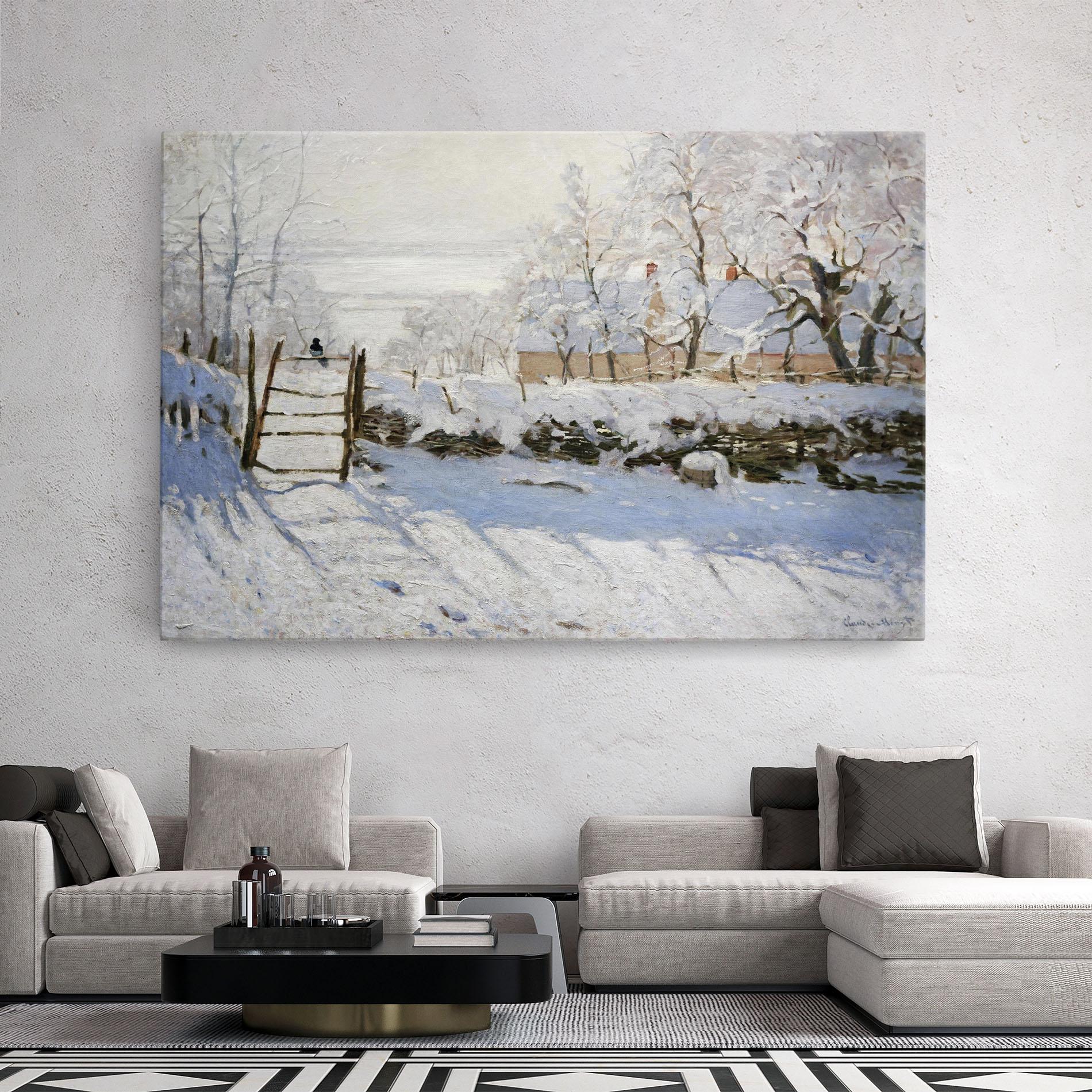 Tablou Canvas The Magpie mockup 2