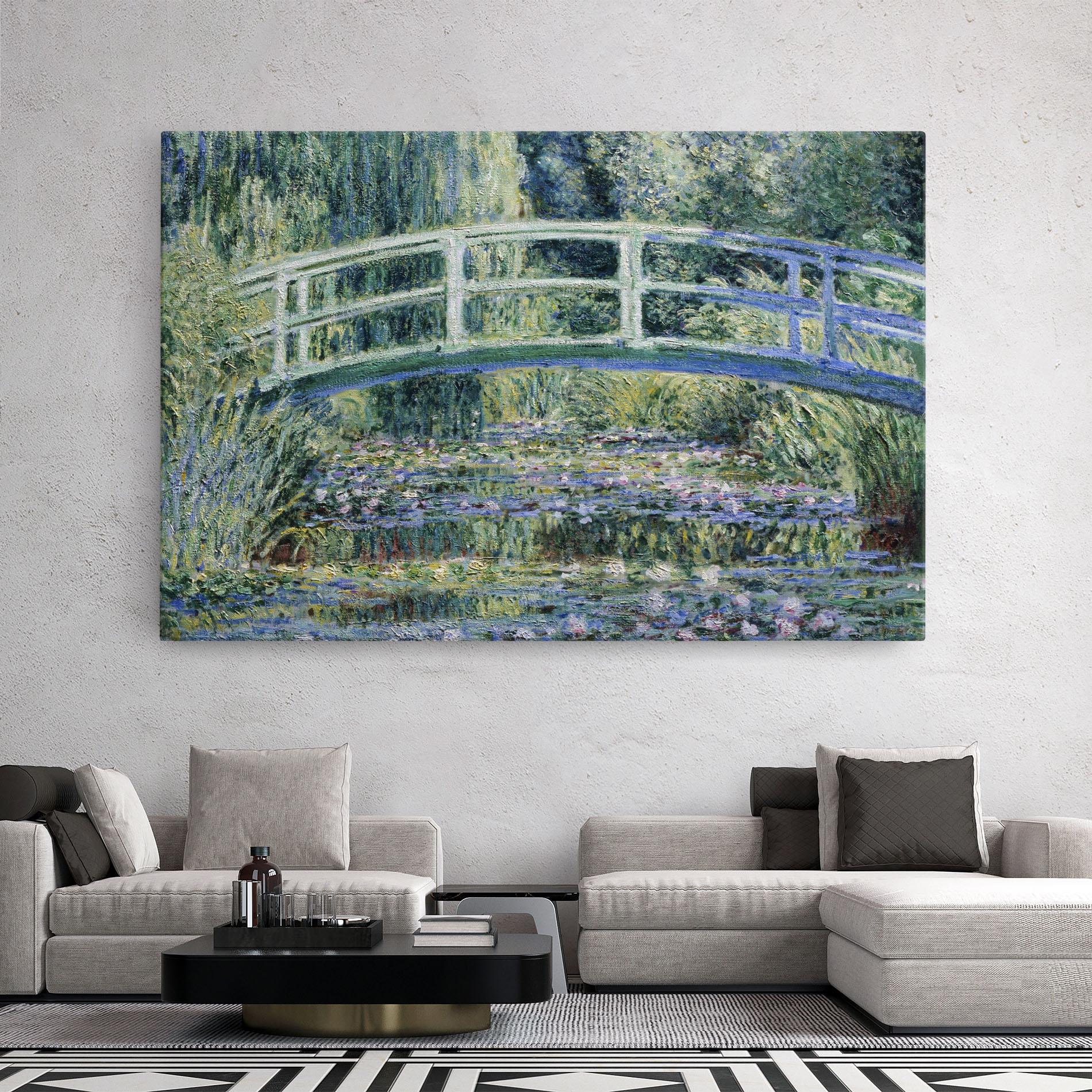 Tablou Canvas Water Lilies mockup 2