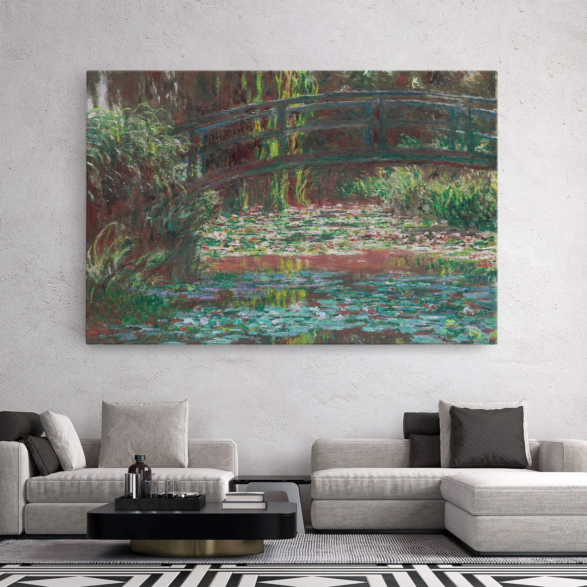 Tablou Canvas Water Lily Pond mockup 2