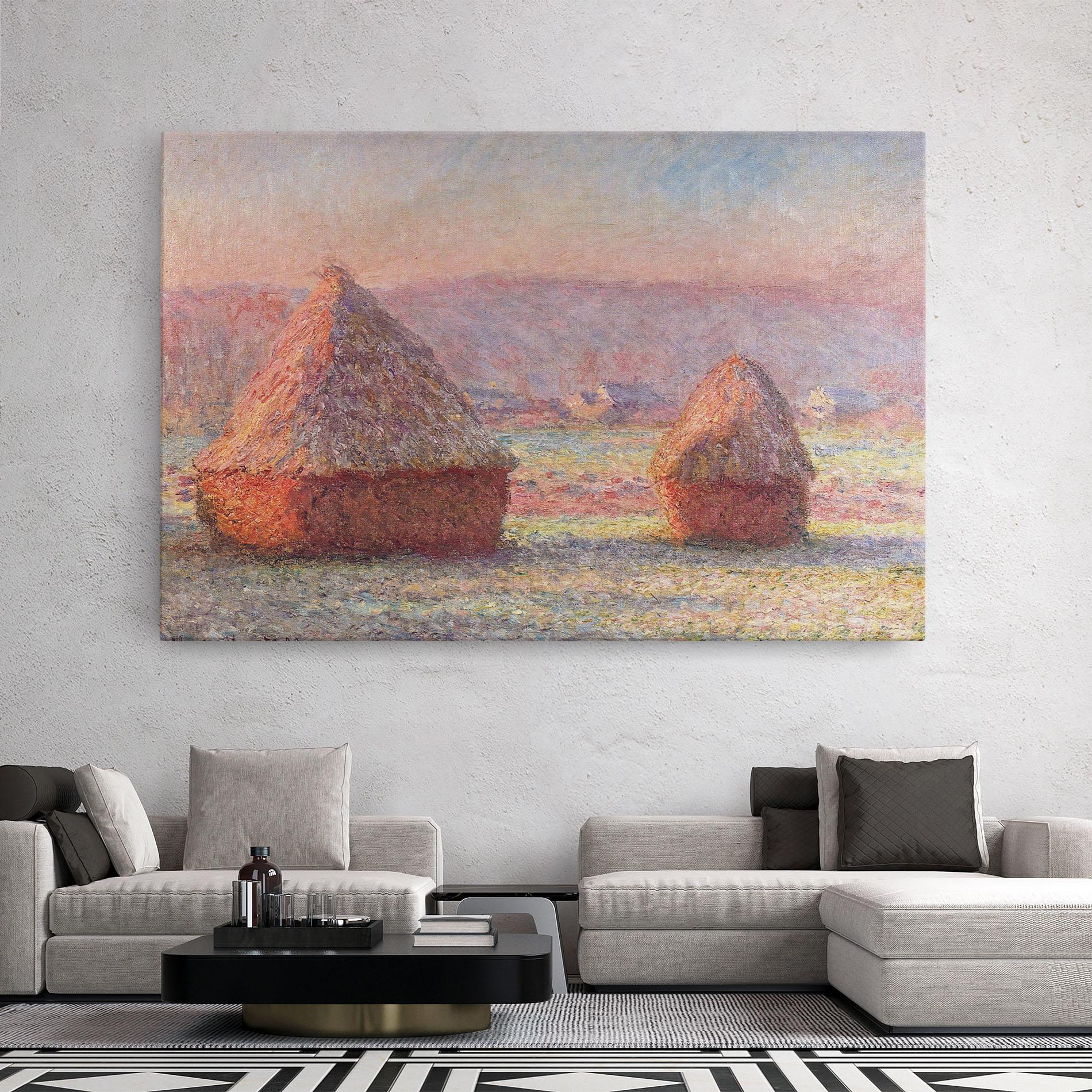 Tablou Canvas White Frost mockup 2